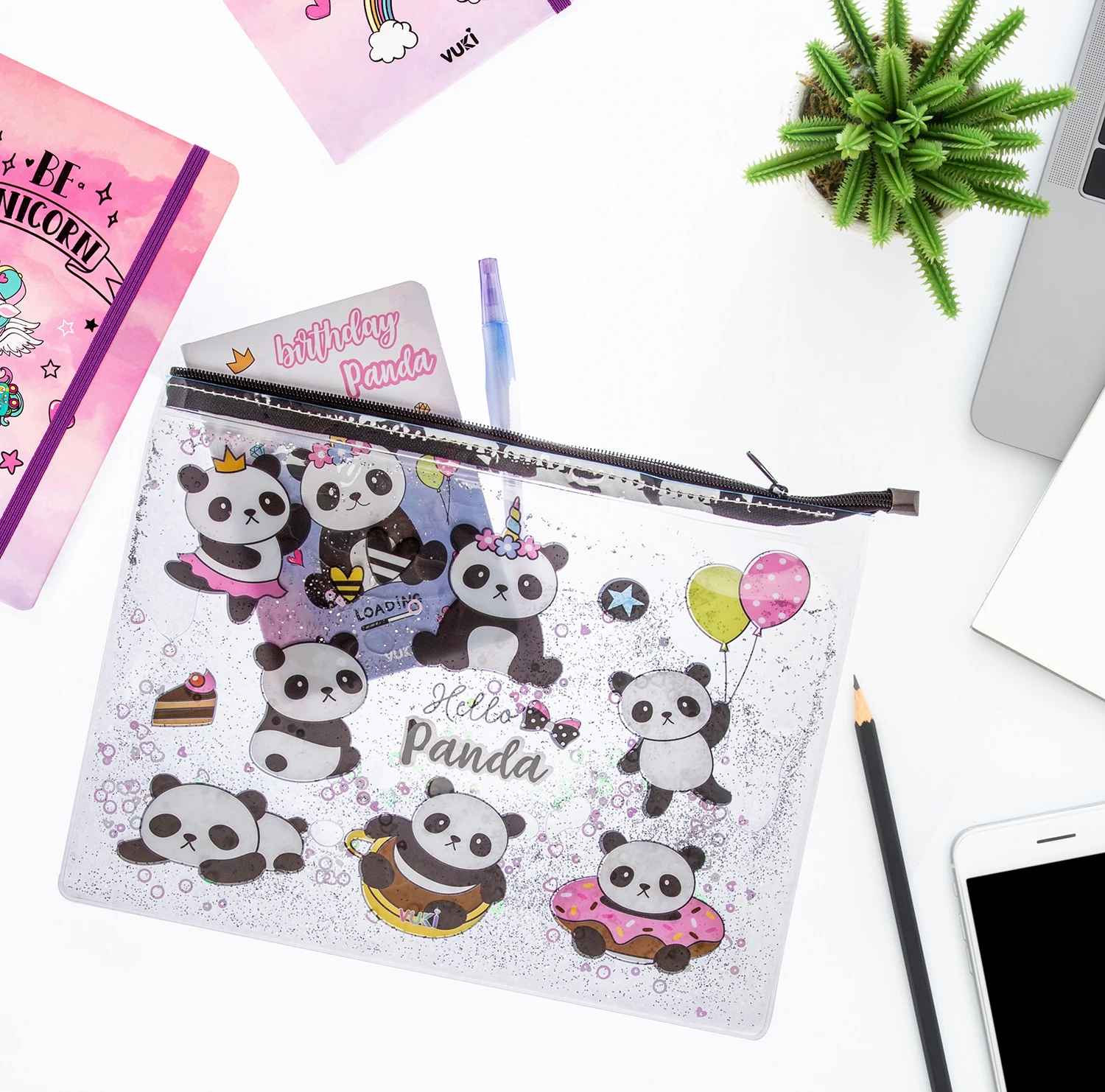 VUKİ - SULU FERM. ŞEFFAF DOSYA (A4) (PANDA)-1/S