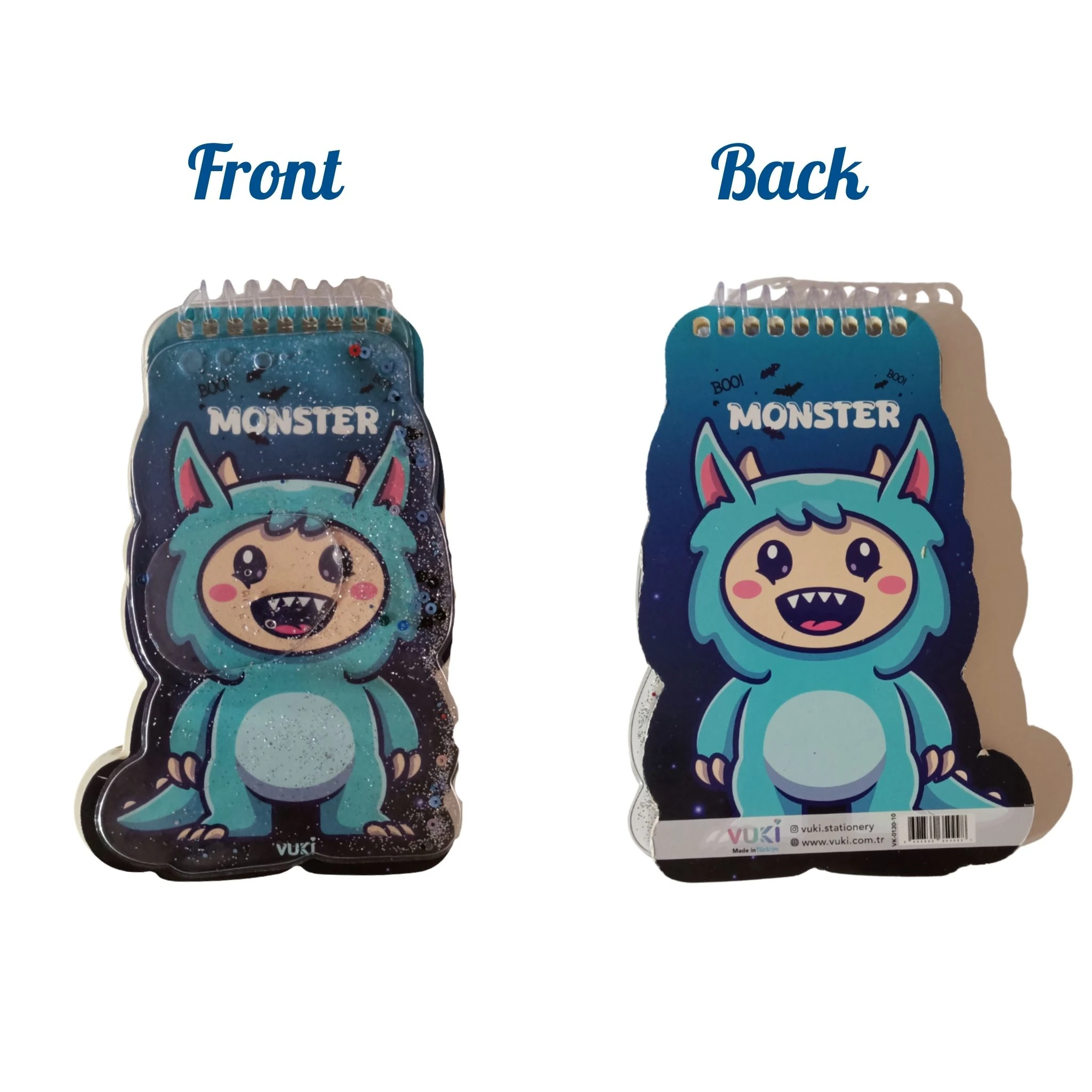 VUKİ - ŞEKİLLİ SULU DEFTER A6 (CANAVAR)-2/S