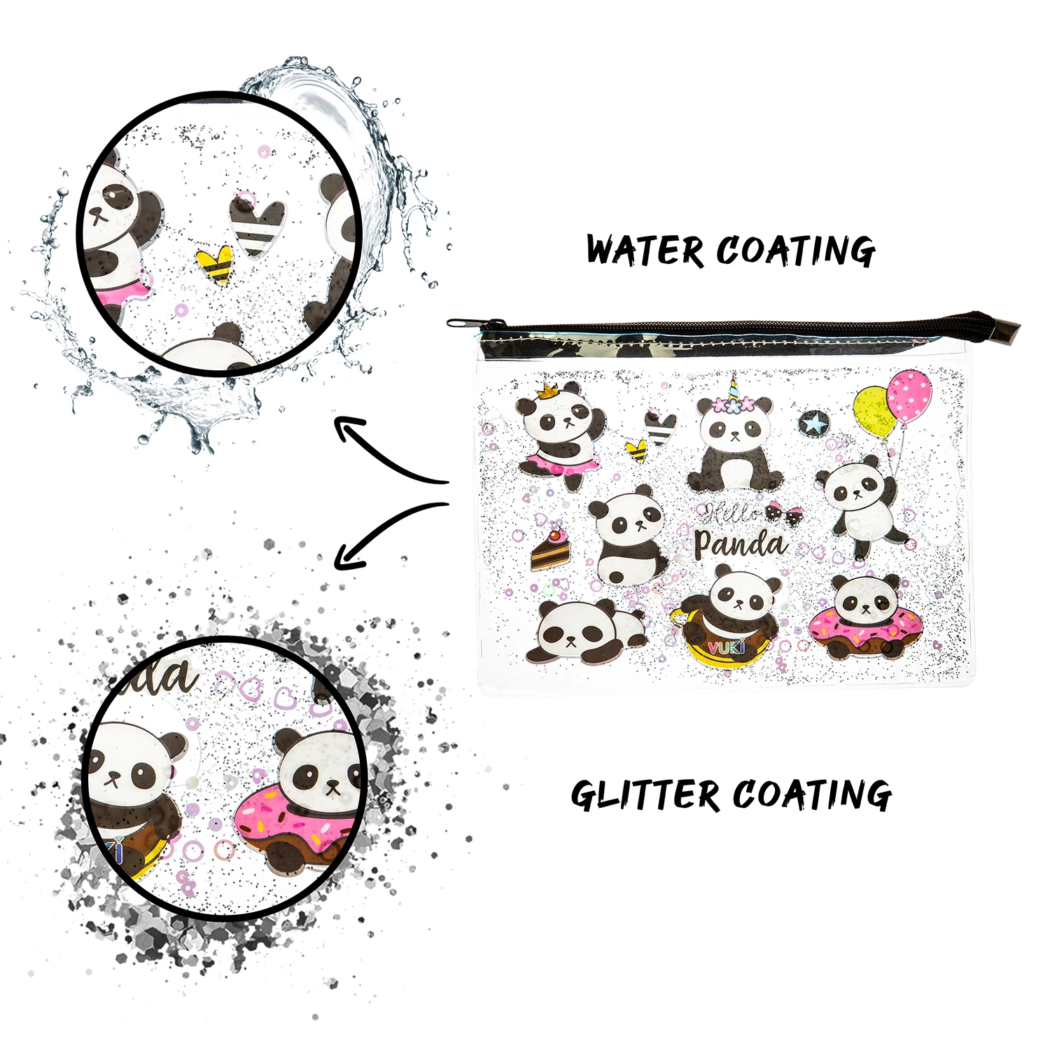 VUKİ - SULU FERM. ŞEFFAF DOSYA (A5) (PANDA)-1/S