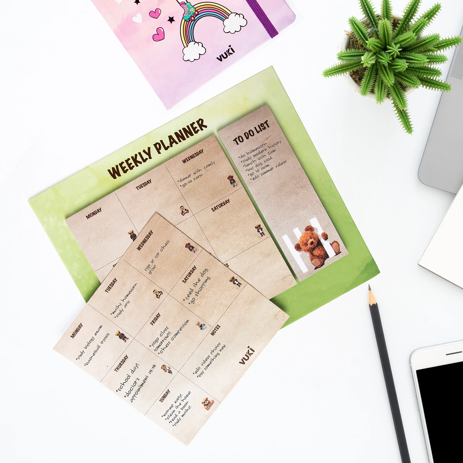 VUKİ - HAFTALIK PLANLAYICI BÜYÜK (AYI)-1/S