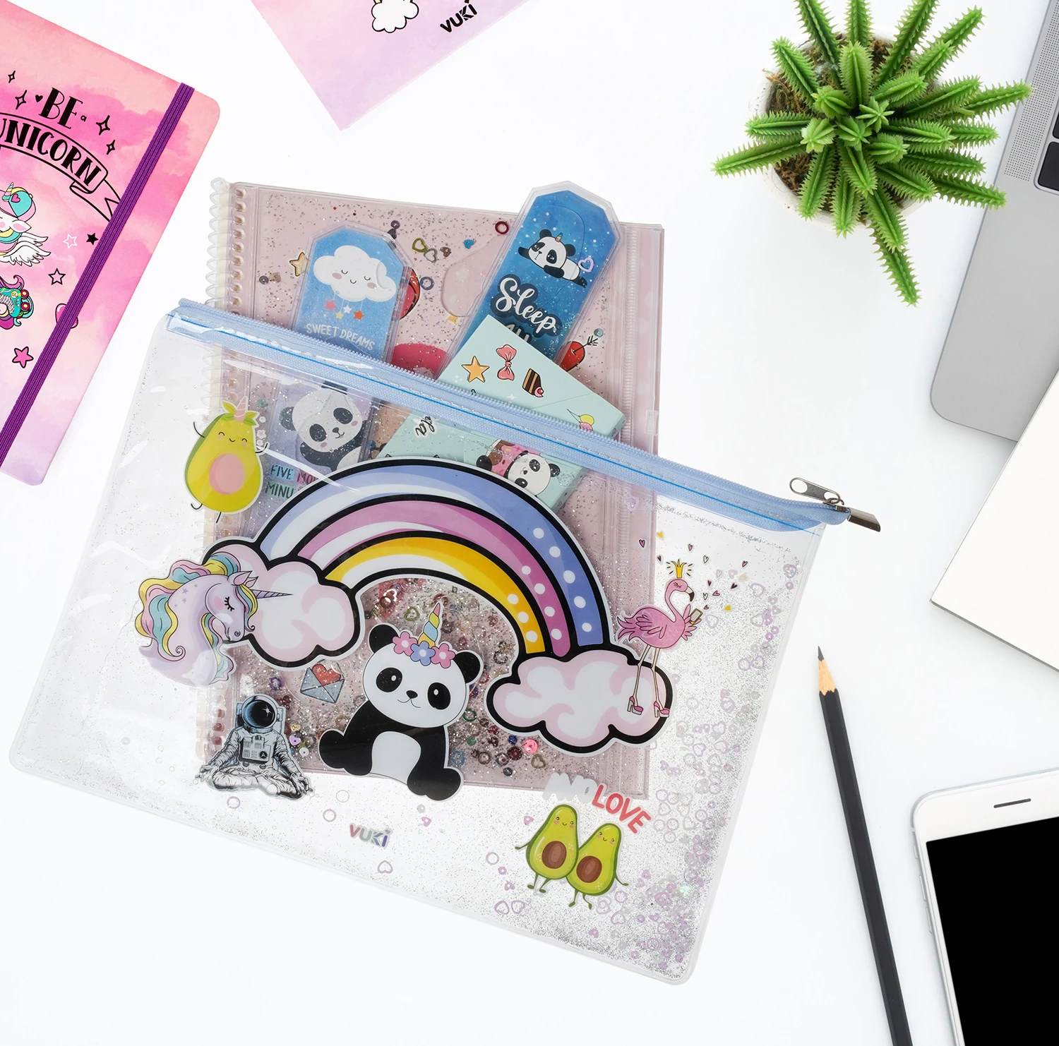 VUKİ - SULU FERM. ŞEFFAF DOSYA (A4) (MIX)-1/S