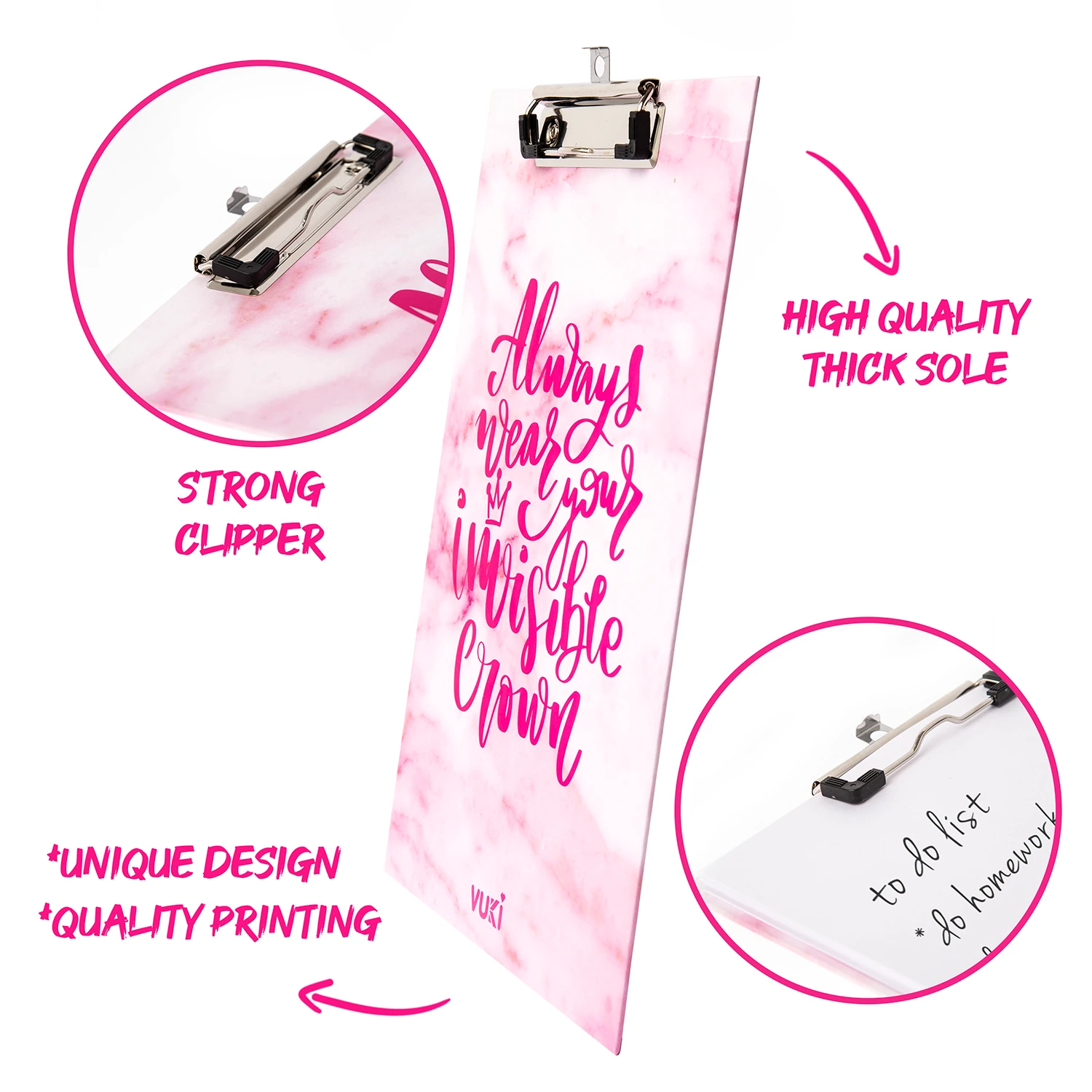 VUKİ - KAPAKSIZ SEKRETERLİK (PEMBE MERMER)-1/S