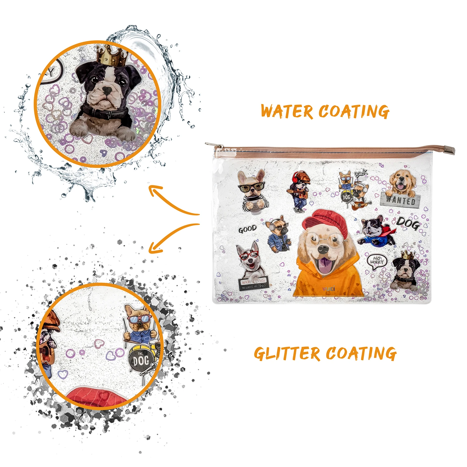 VUKİ - SULU FERM. ŞEFFAF DOSYA (A4) (KÖPEK)-1/S