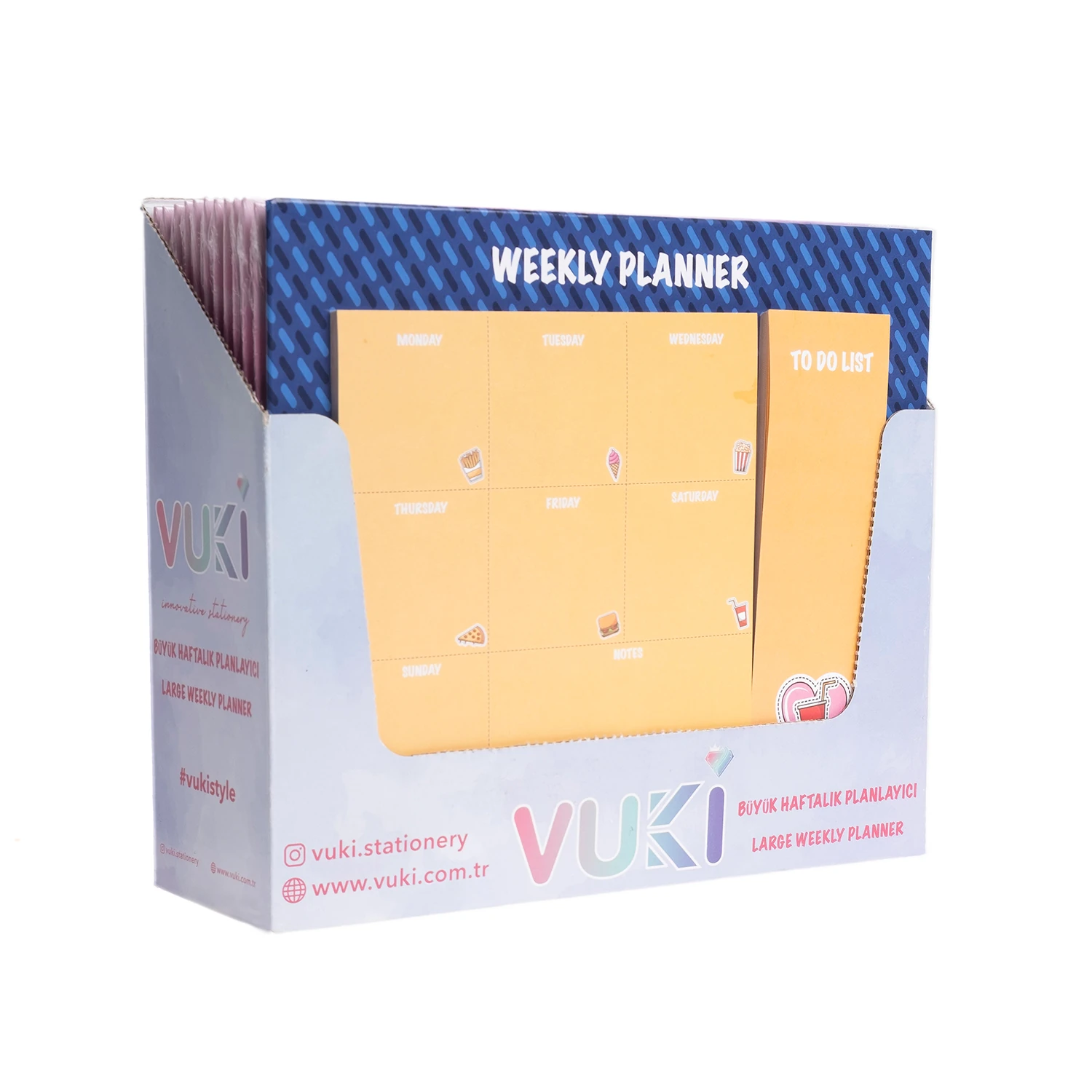 VUKİ - HAFTALIK PLANLAYICI BÜYÜK (FAST FOOD)-1/S