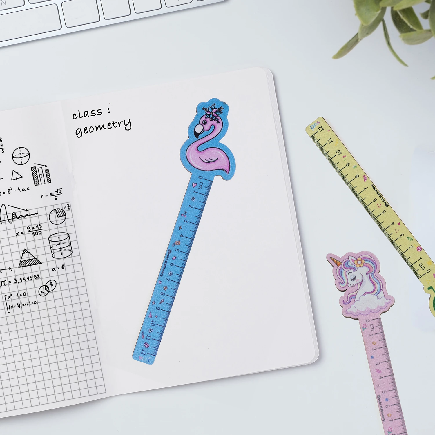 VUKİ - ÖZEL TASARIM CETVEL (FLAMINGO)-6/S