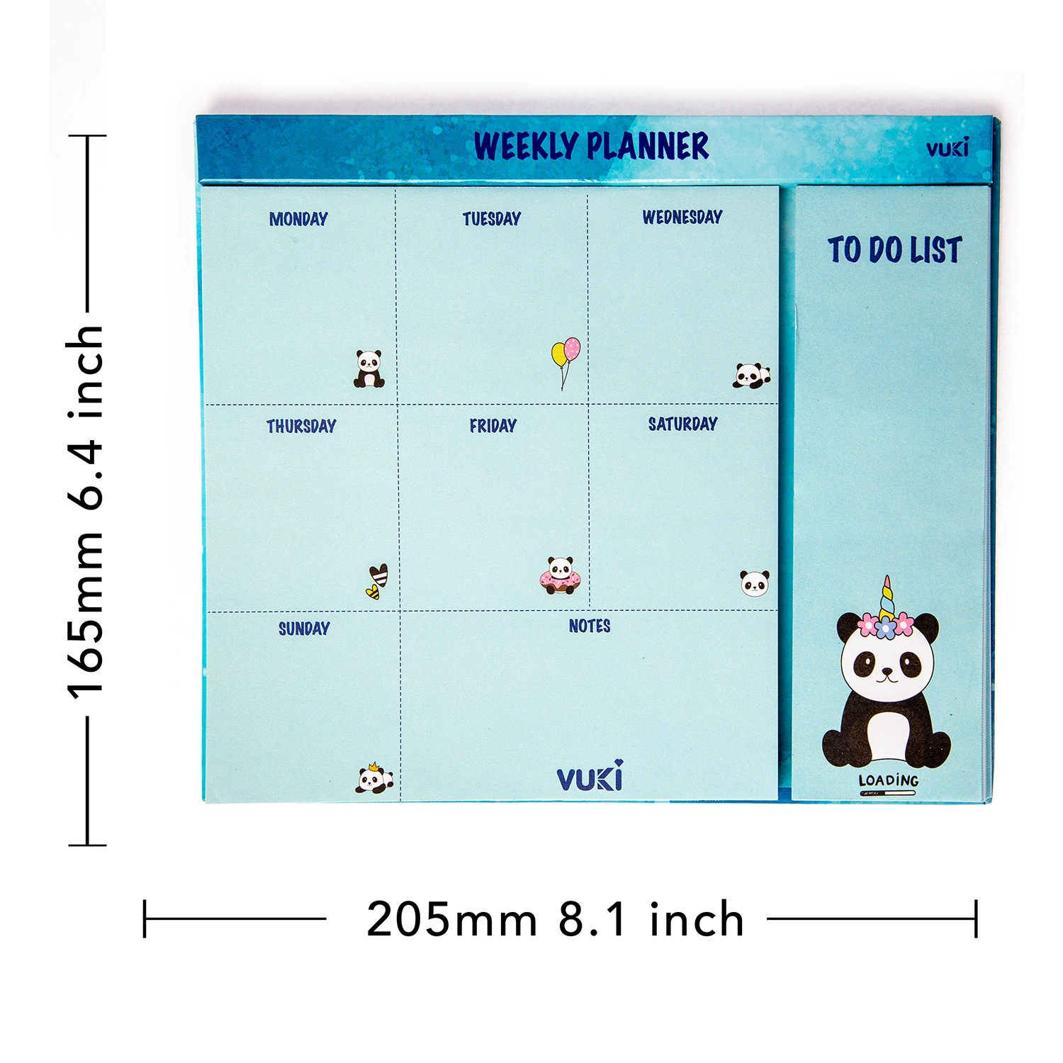 VUKİ - HAFTALIK PLANLAYICI ORTA (PANDA)-1/S