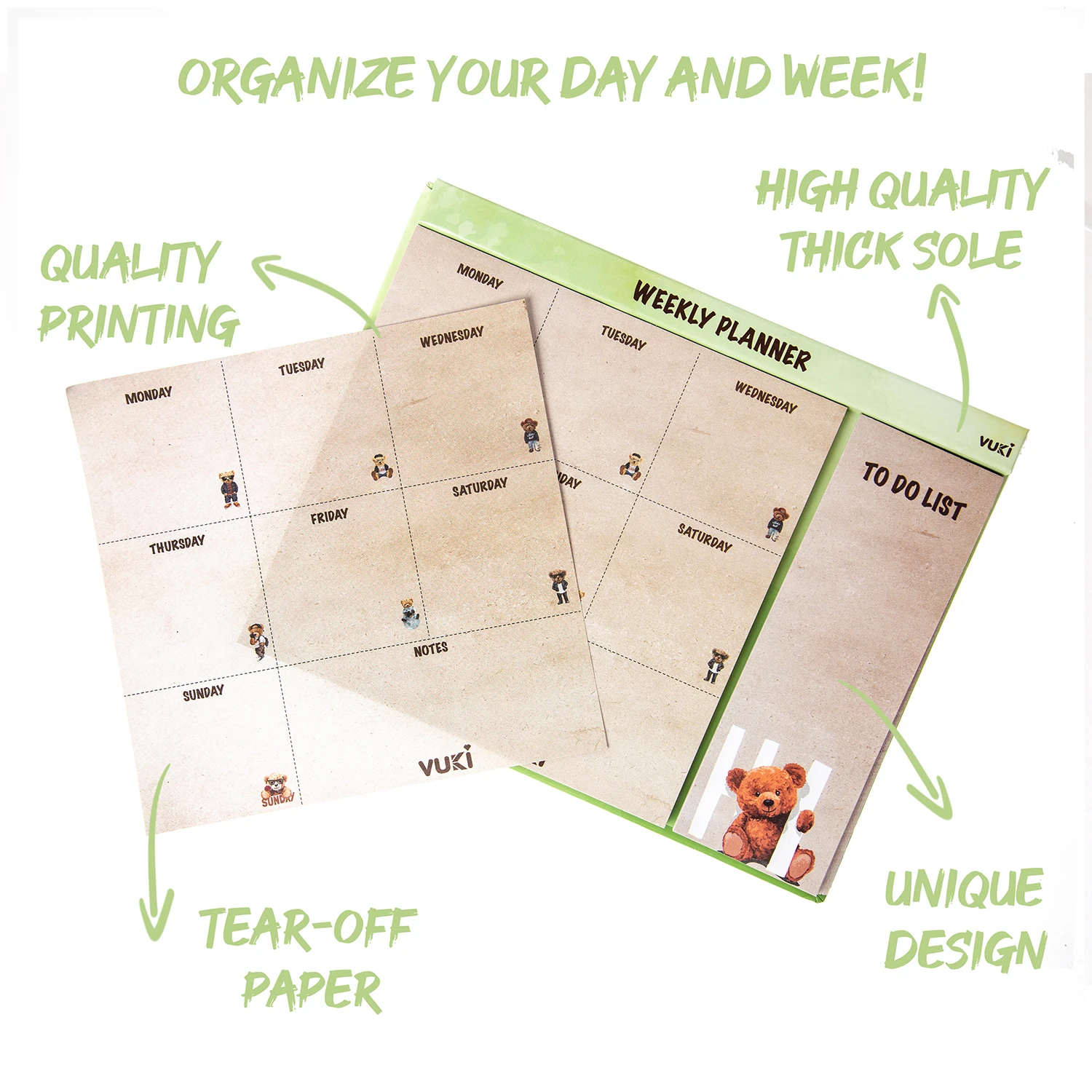 VUKİ - HAFTALIK PLANLAYICI ORTA (AYI)-1/S