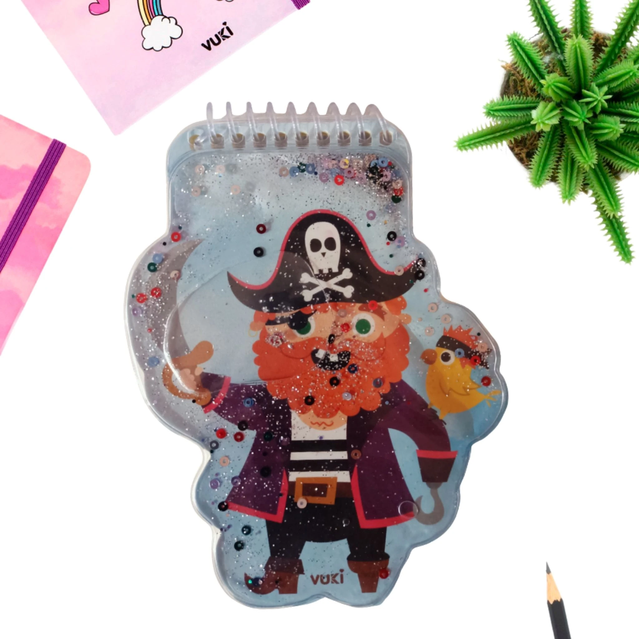 VUKİ - ŞEKİLLİ SULU DEFTER A6 (KORSAN)-2/S