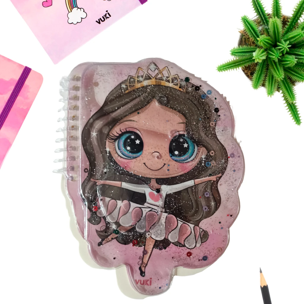 VUKİ - ŞEKİLLİ SULU DEFTER A6 (PRENSES)-2/S