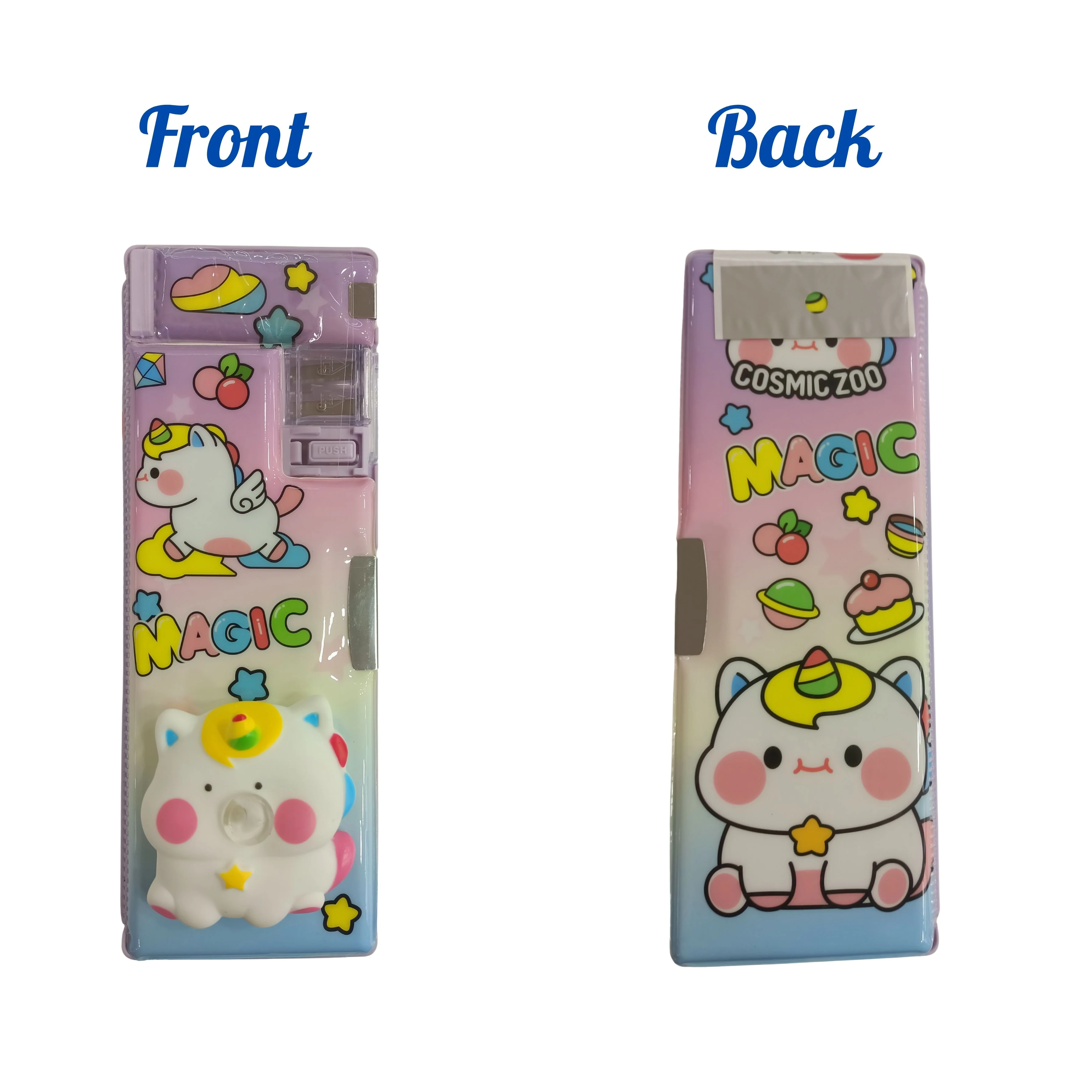 JOYLAND - FONKSİYONEL SAKIZ ŞİŞİRMELİ KALEM KUTU (UNICORN)-3/S