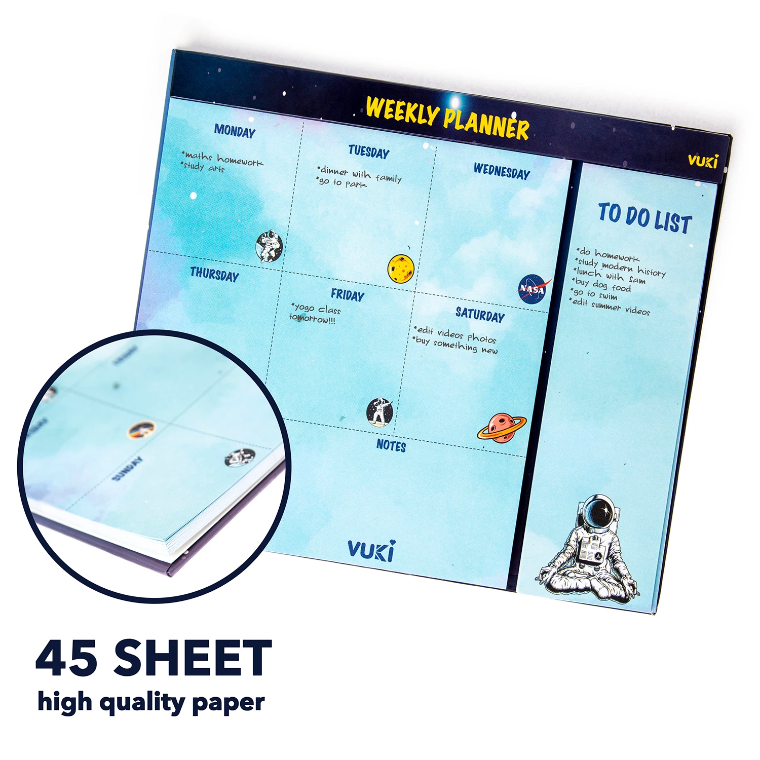 VUKİ - HAFTALIK PLANLAYICI ORTA (ASTRONOT)-1/S