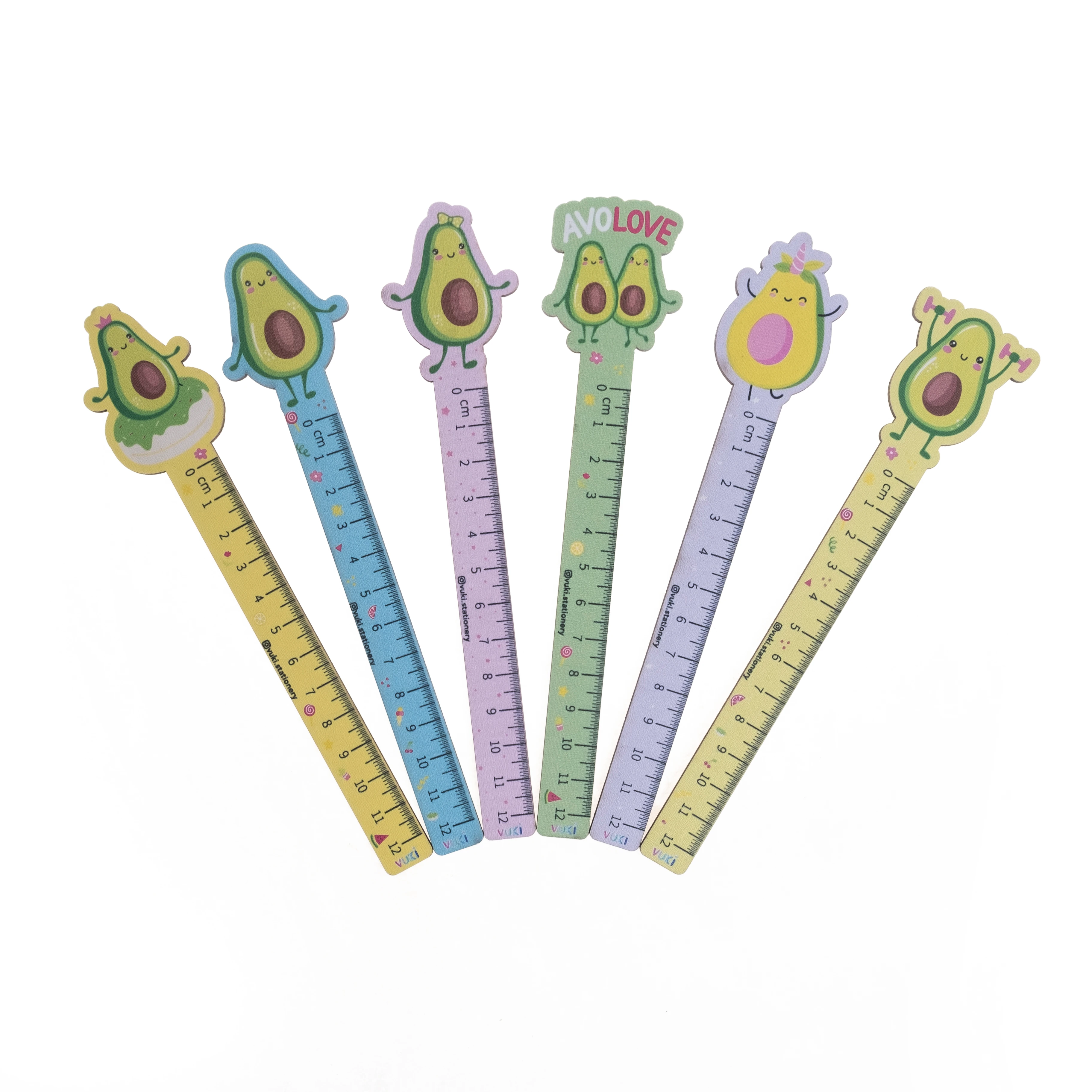 VUKİ - ÖZEL TASARIM CETVEL (AVOKADO)-6/S