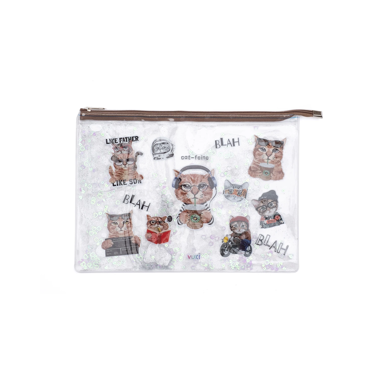 VUKİ - SULU FERM. ŞEFFAF DOSYA (A4) (KEDİ)-1/S