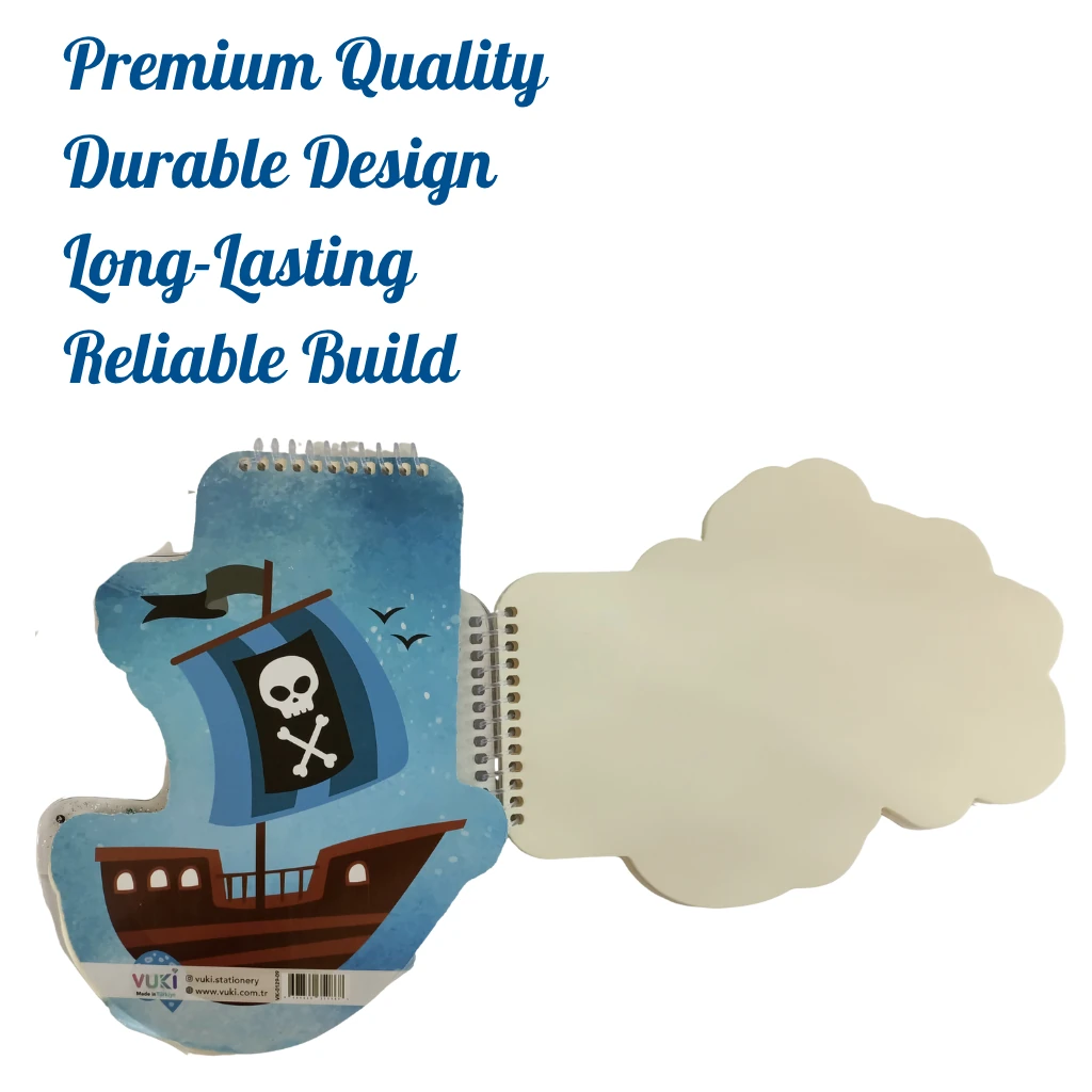 VUKİ - ŞEKİLLİ SULU DEFTER A5 (KORSAN)-2/S