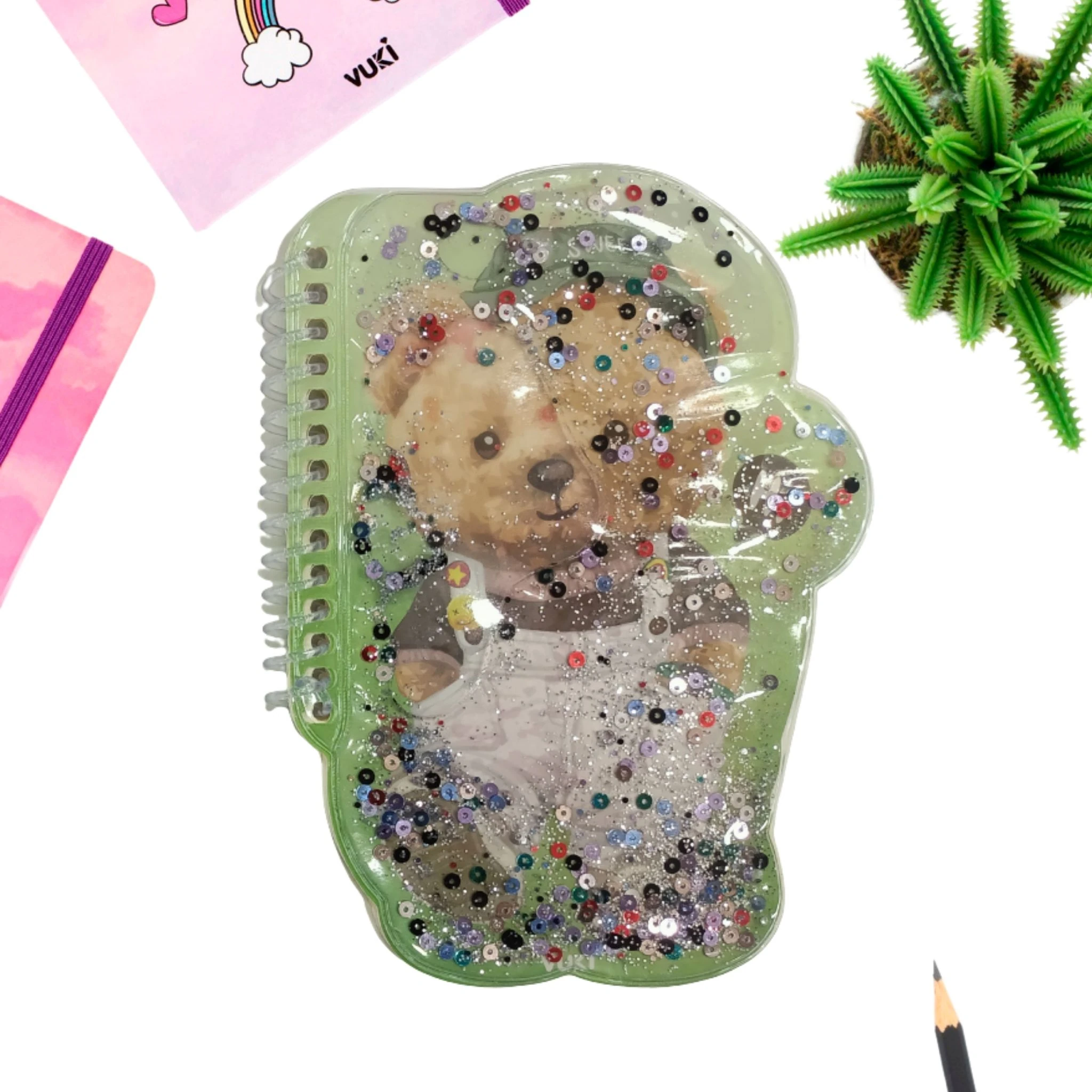 VUKİ - ŞEKİLLİ SULU DEFTER A6 (AYI)-2/S