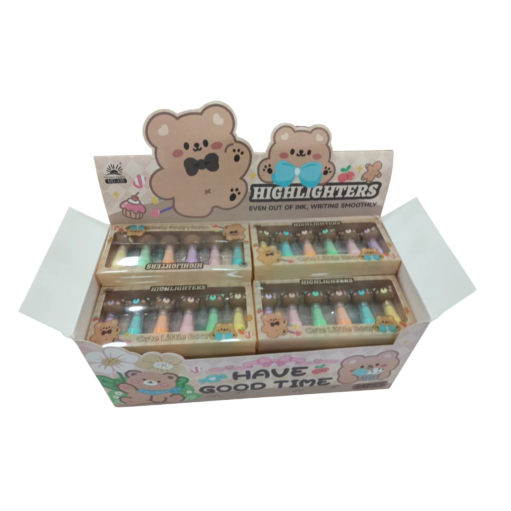 JOYZ - 6'LI FOSFORLU KALEM SETİ (AYI)-1/S