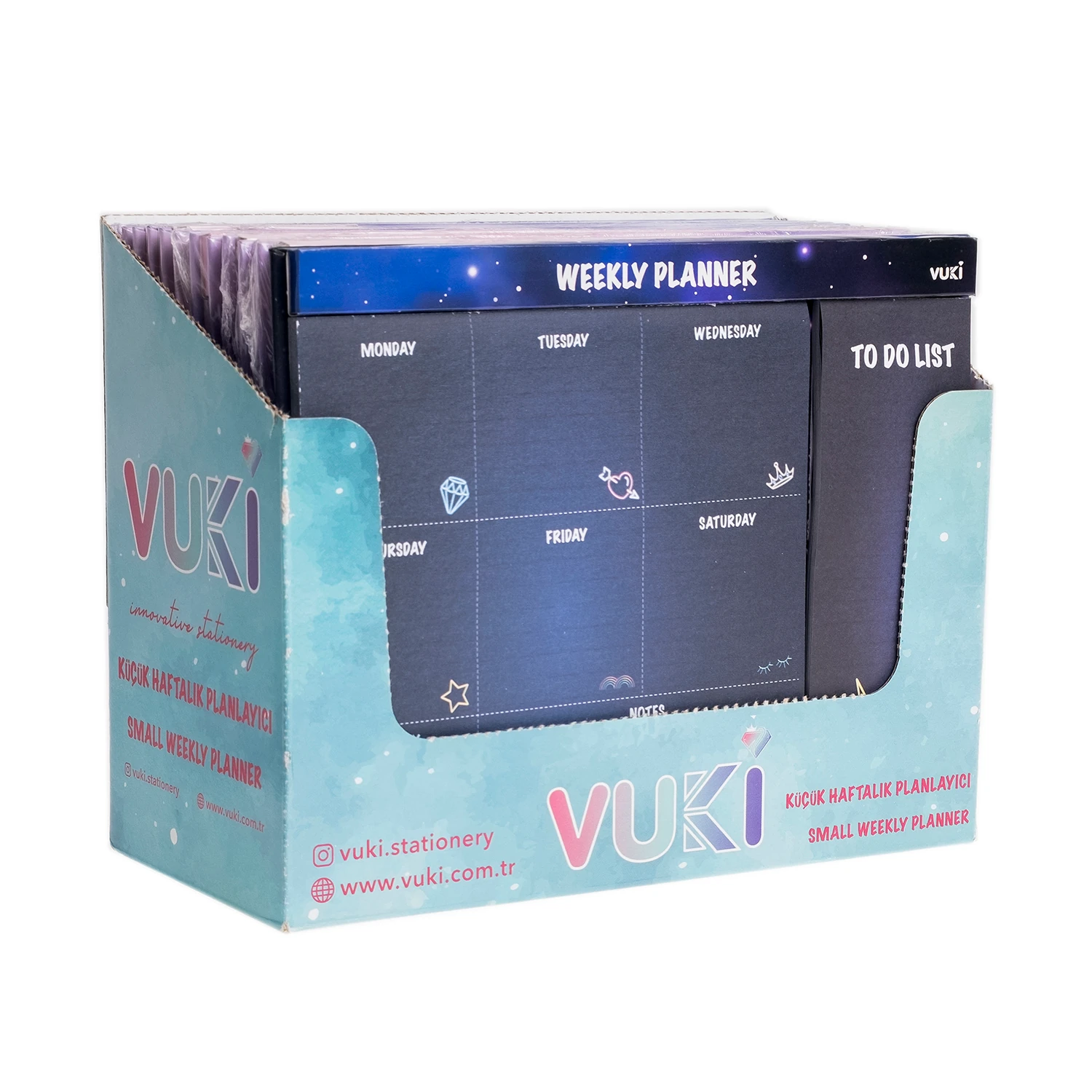 VUKİ - HAFTALIK PLANLAYICI ORTA (NEON)-1/S