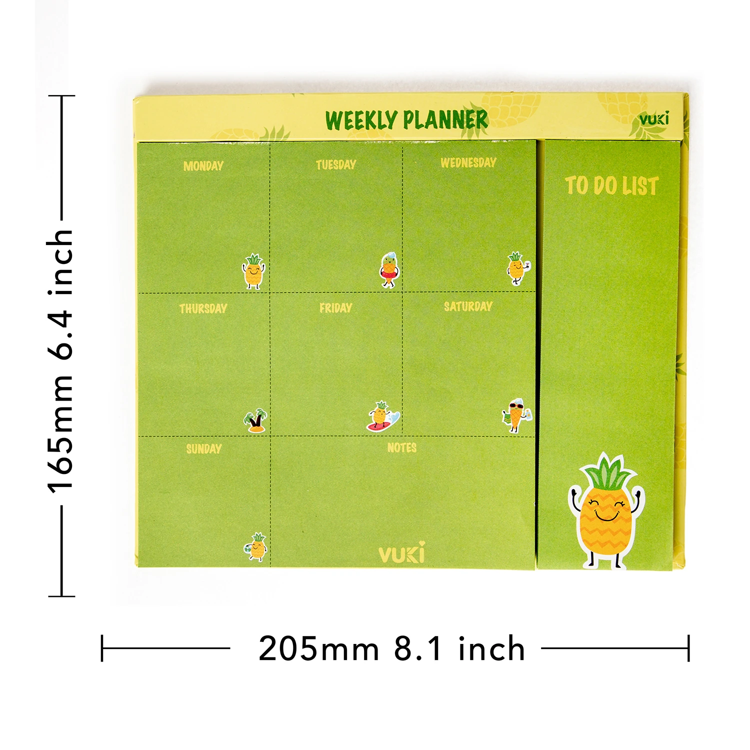 VUKİ - HAFTALIK PLANLAYICI ORTA (ANANAS)-1/S