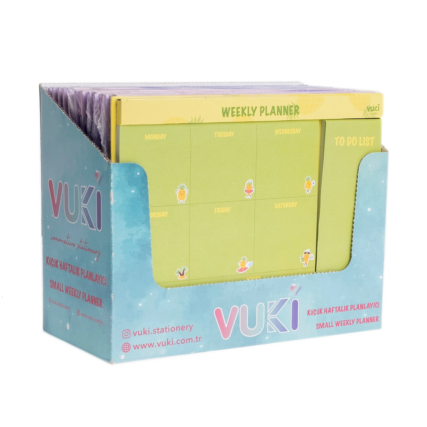 VUKİ - HAFTALIK PLANLAYICI ORTA (ANANAS)-1/S