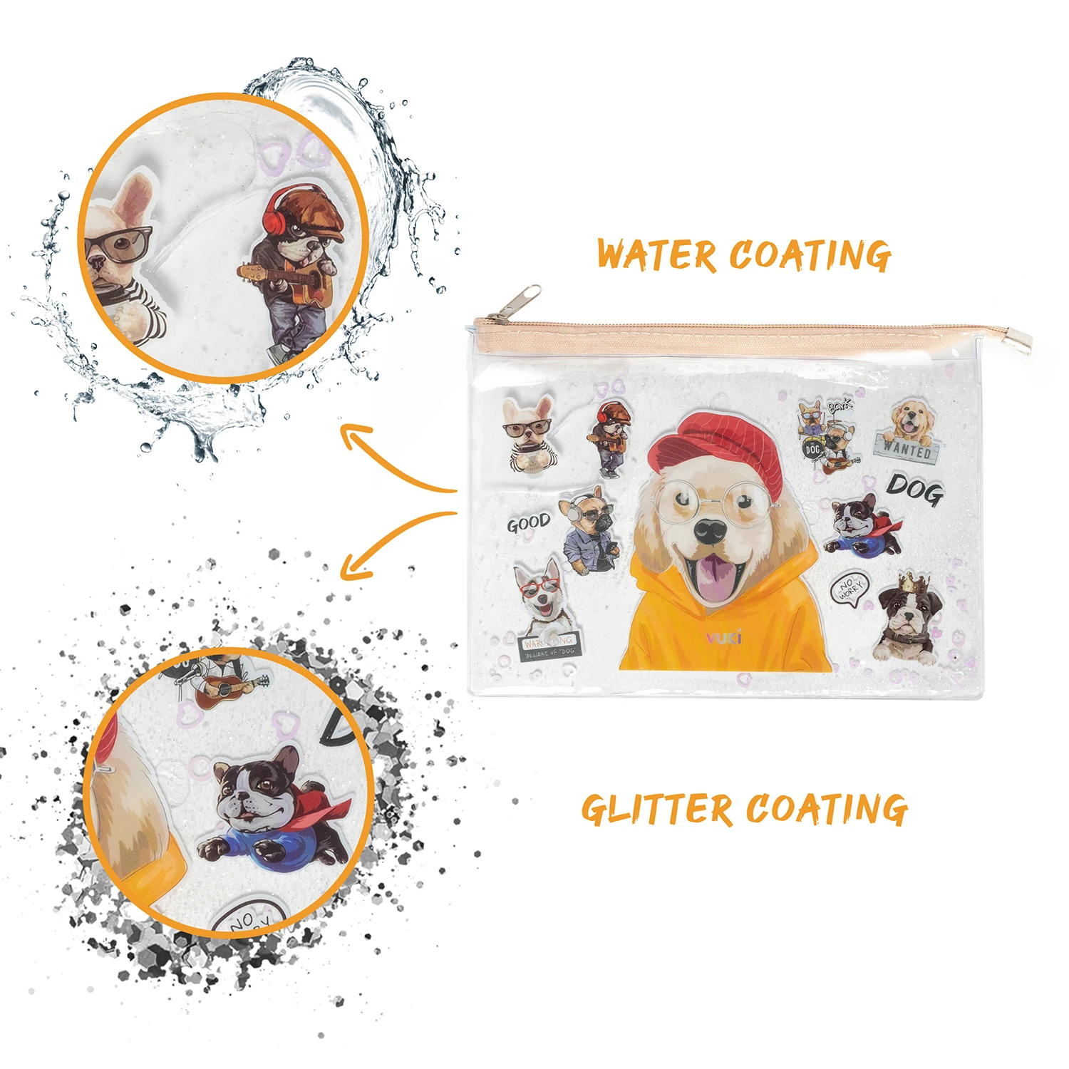 VUKİ - SULU FERM. ŞEFFAF DOSYA (A5) (KÖPEK)-1/S