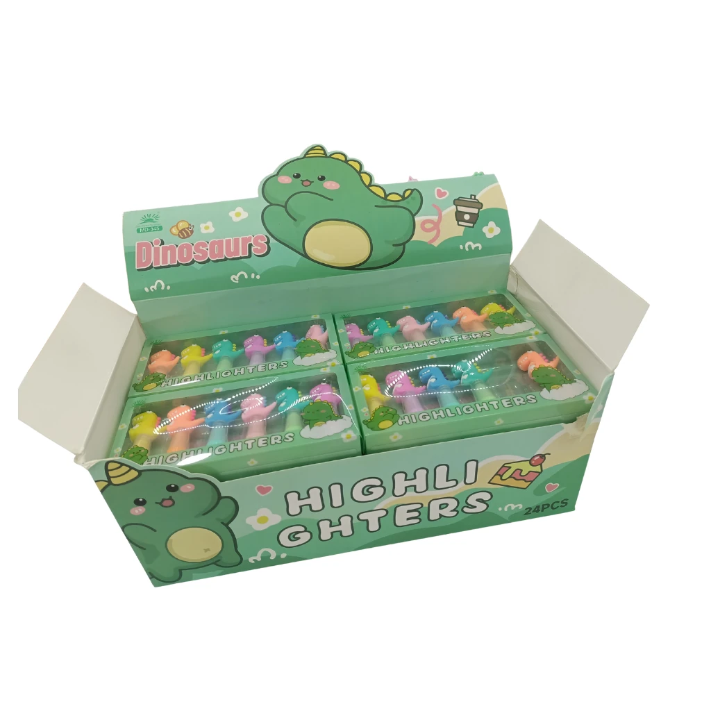 JOYZ - 6'LI FOSFORLU KALEM SETİ (DİNAZOR)-1/S