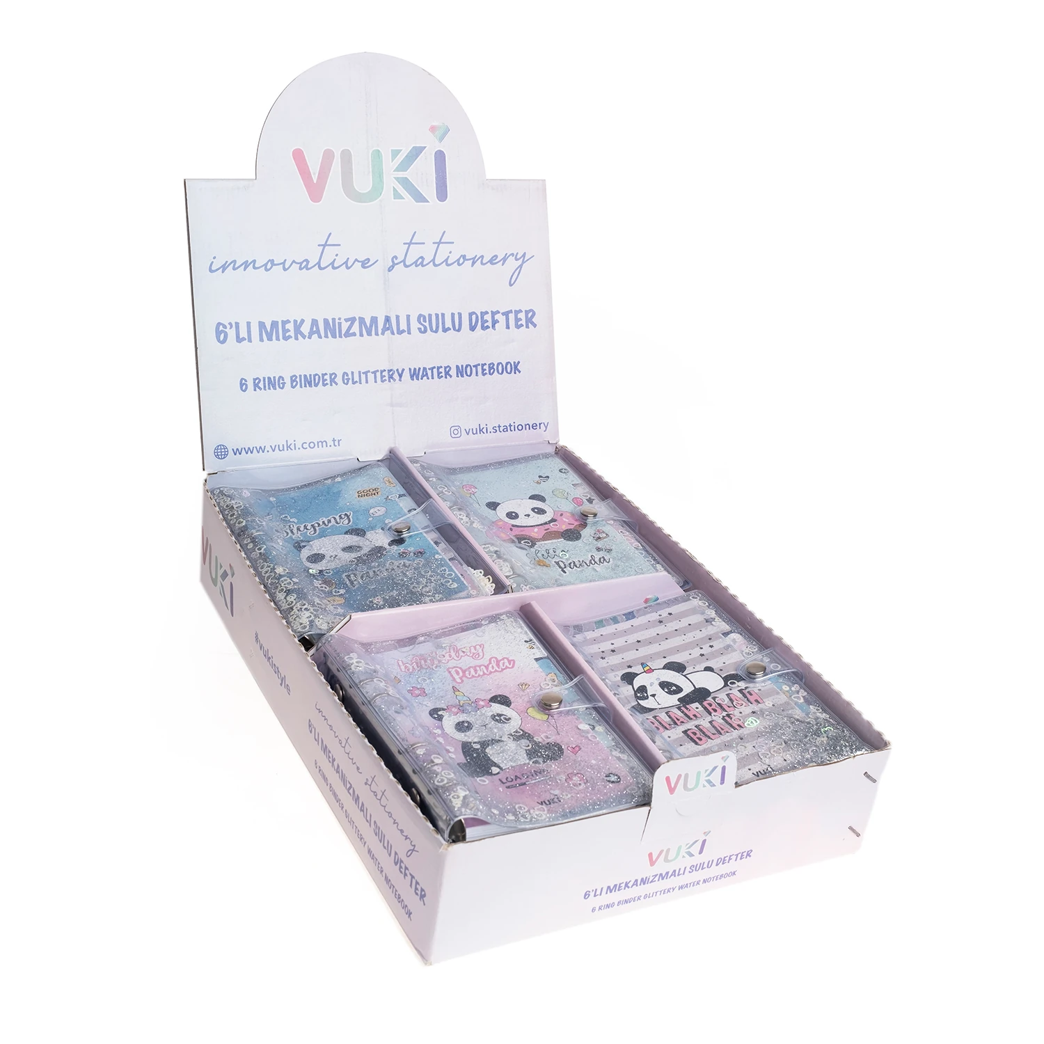 VUKİ - 6'LI MEKANİZM. SULU DEFTER (PANDA)-4/S