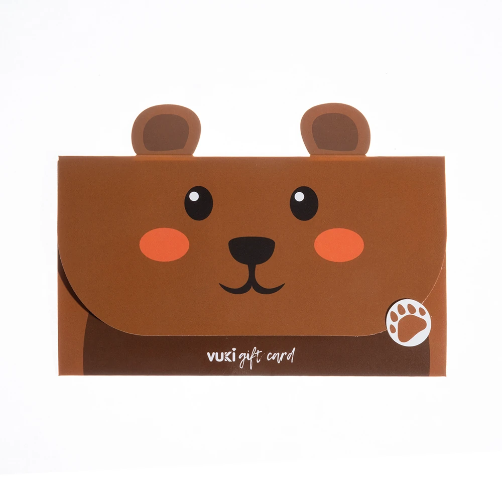 VUKİ - ŞEKİLLİ HEDİYE KARTI (HAYVANLAR)-6/S
