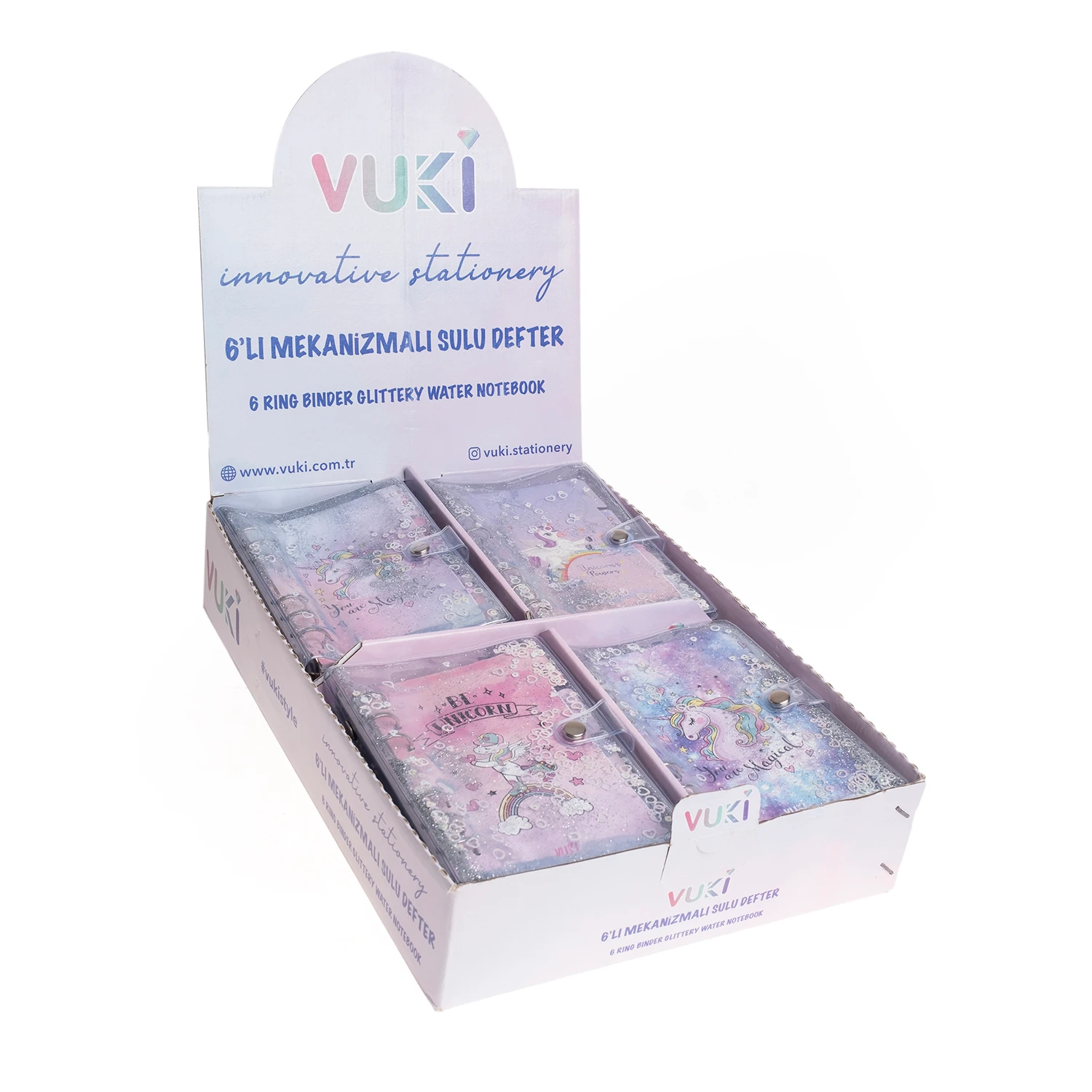 VUKİ - 6'LI MEKANİZM. SULU DEFTER (UNICORN)-4/S