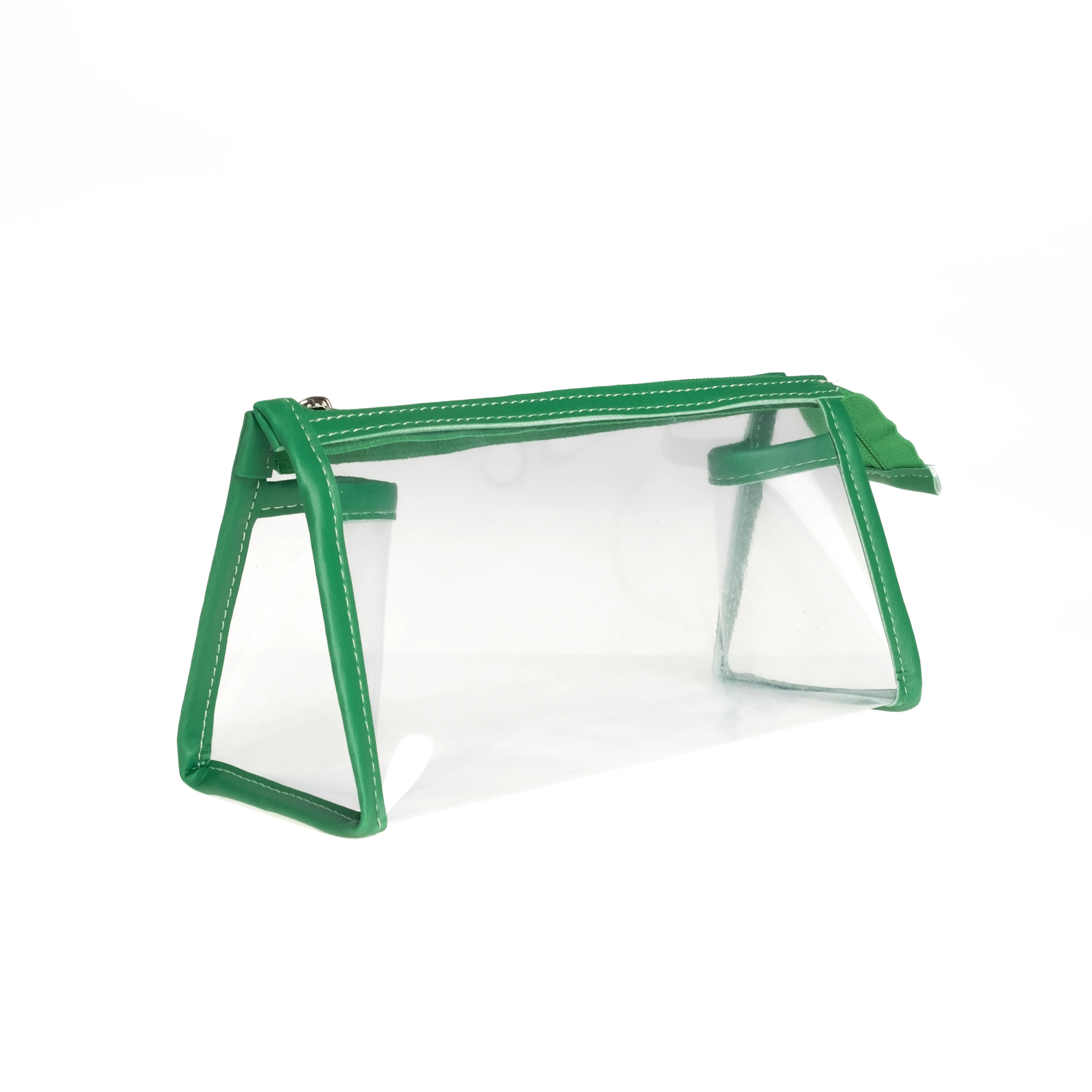 VUKİ - ÜÇGEN DERİ+PVC ÇANTA K. KUTU (YEŞİL)-1/S