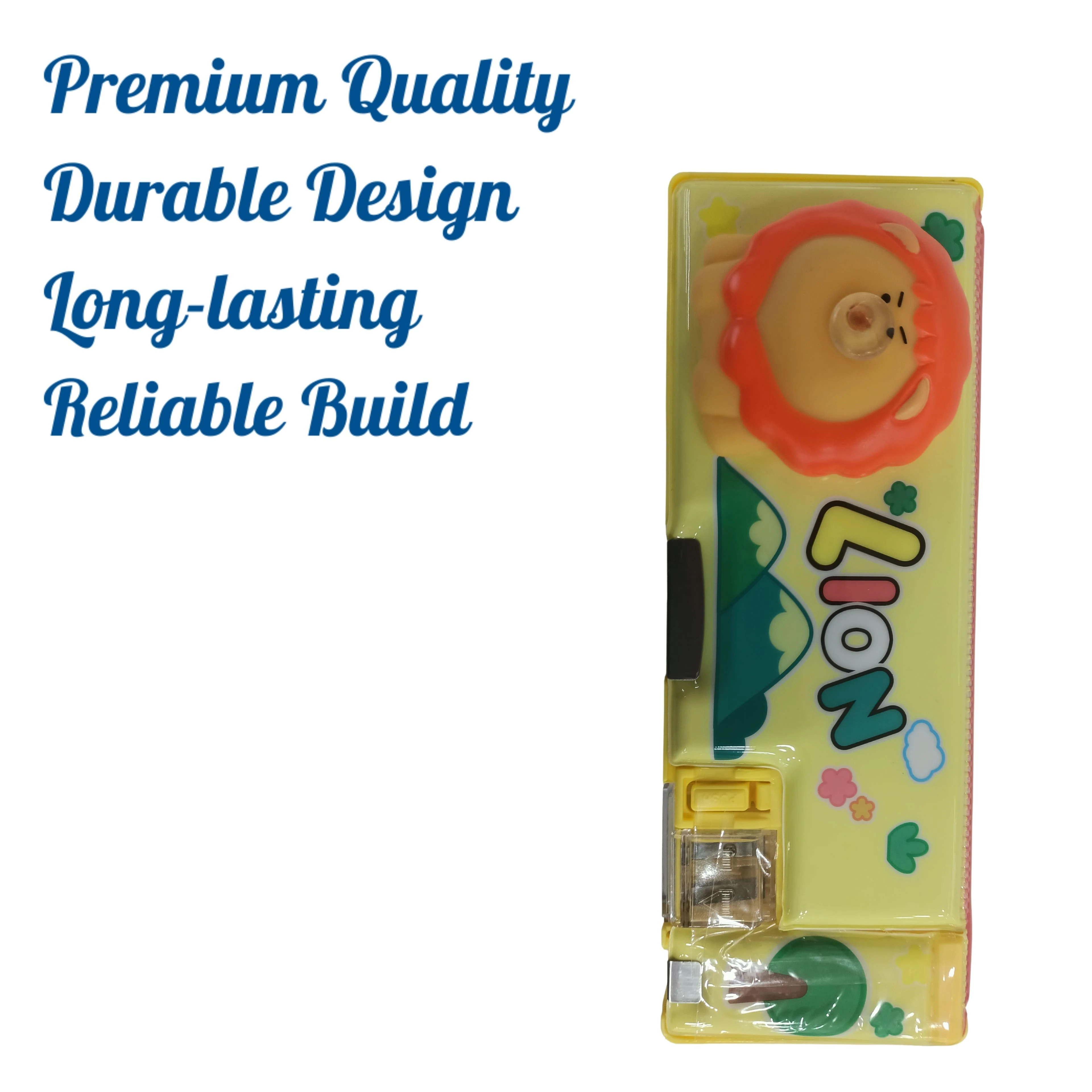 JOYLAND - FONKSİYONEL SAKIZ ŞİŞİRMELİ KALEM KUTU (HAYVANLAR)-3/S