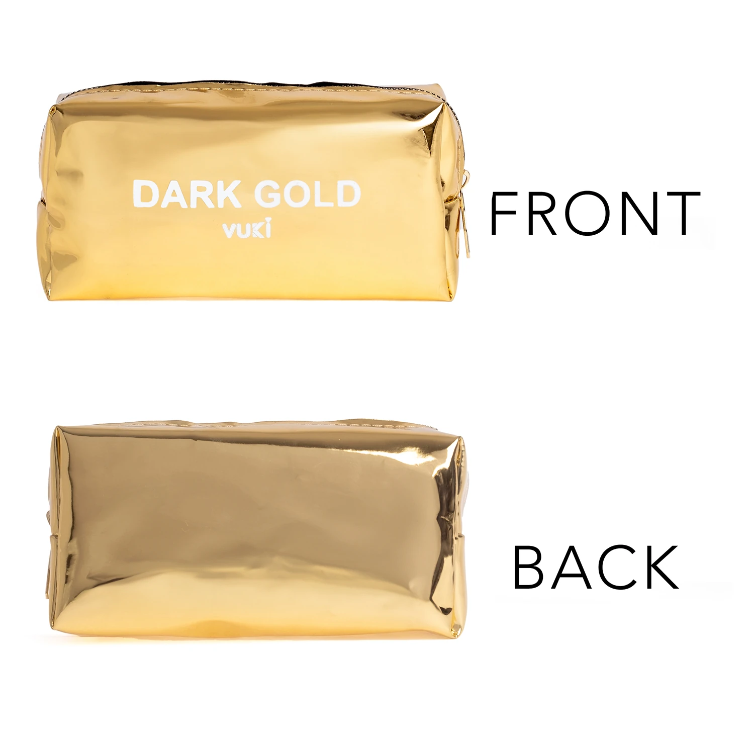 VUKİ - AYNALI RENKLİ ŞEFFAF FR. K. KUTU (DARK GOLD