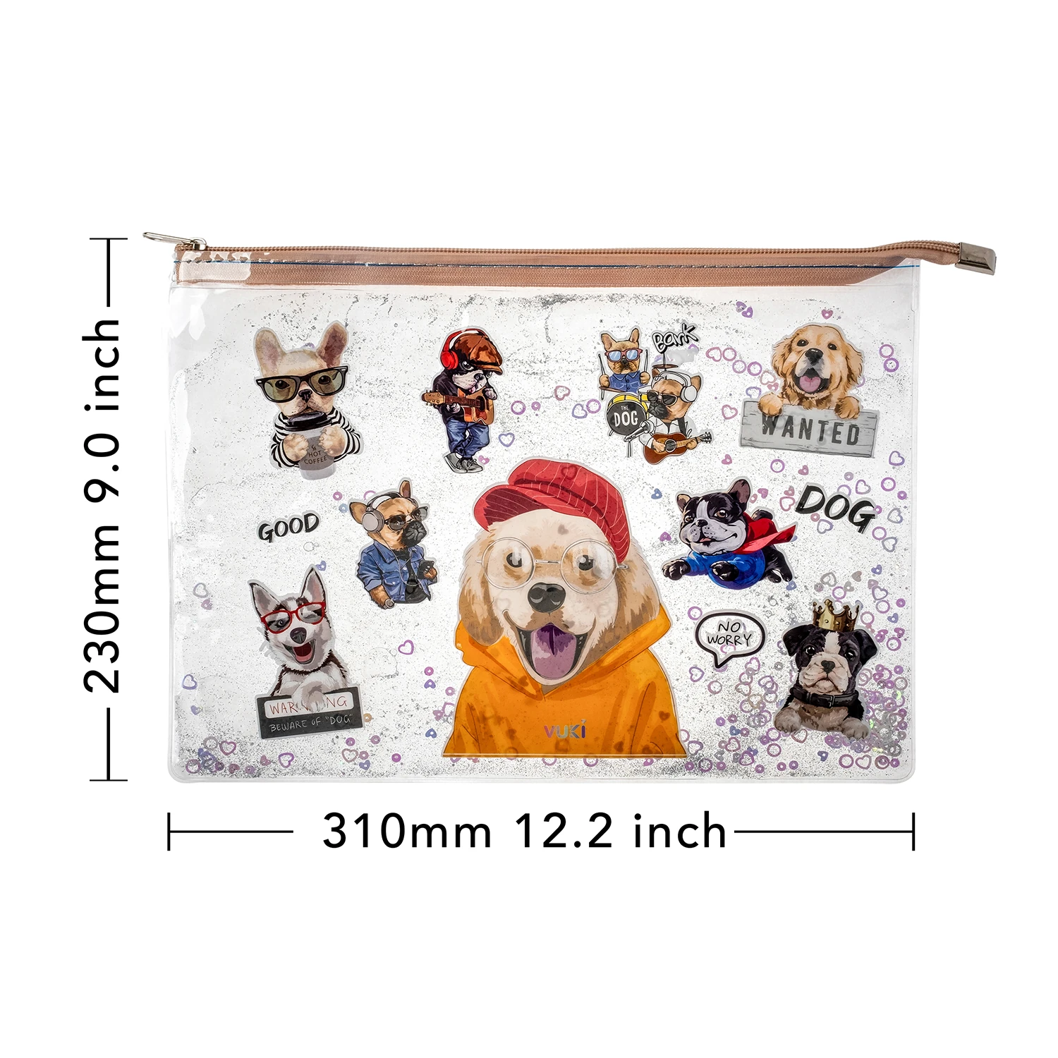 VUKİ - SULU FERM. ŞEFFAF DOSYA (A4) (KÖPEK)-1/S