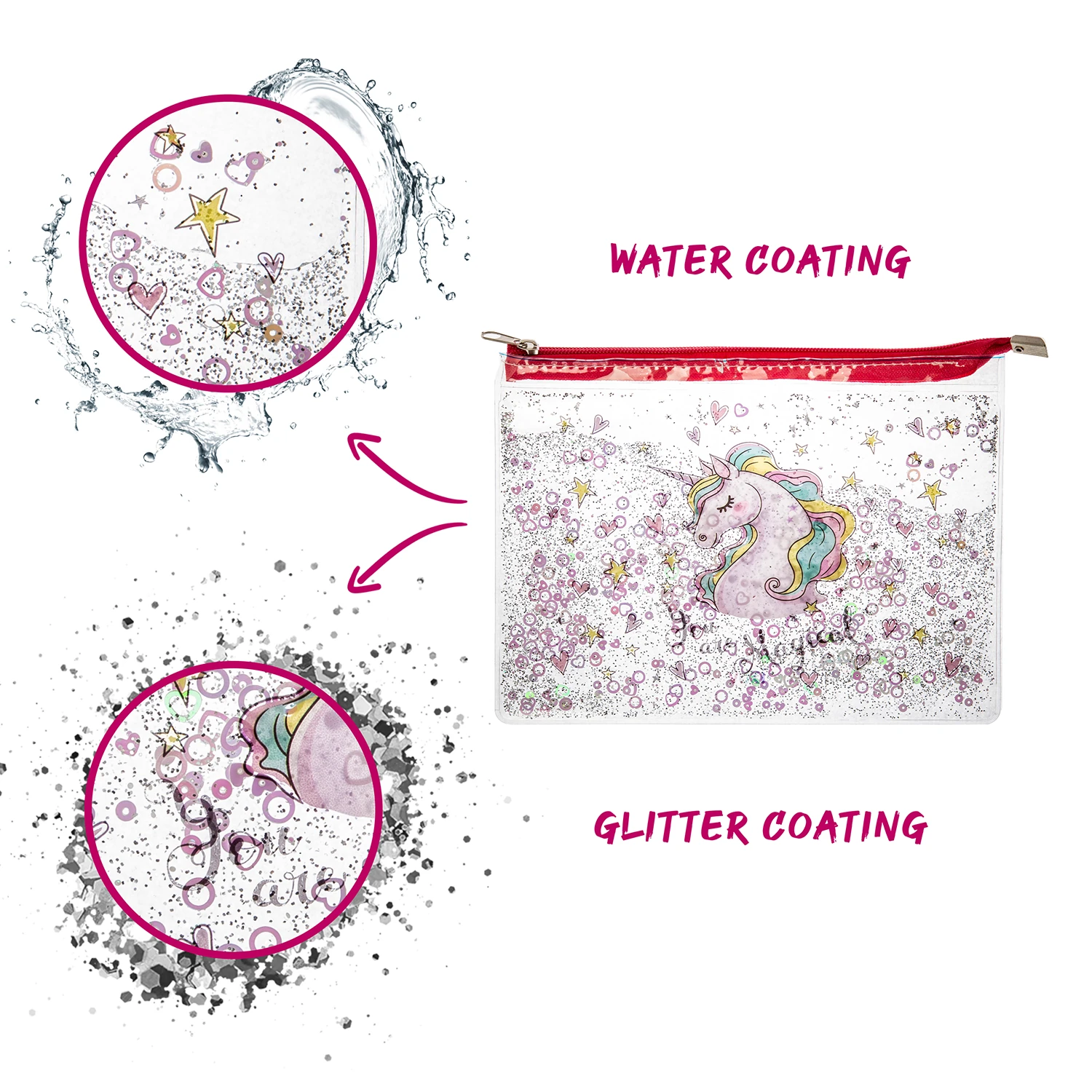 VUKİ - SULU FERM. ŞEFFAF DOSYA (A5) (UNICORN)-1/S