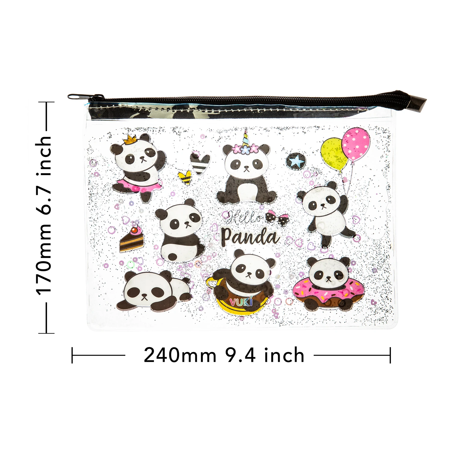 VUKİ - SULU FERM. ŞEFFAF DOSYA (A5) (PANDA)-1/S