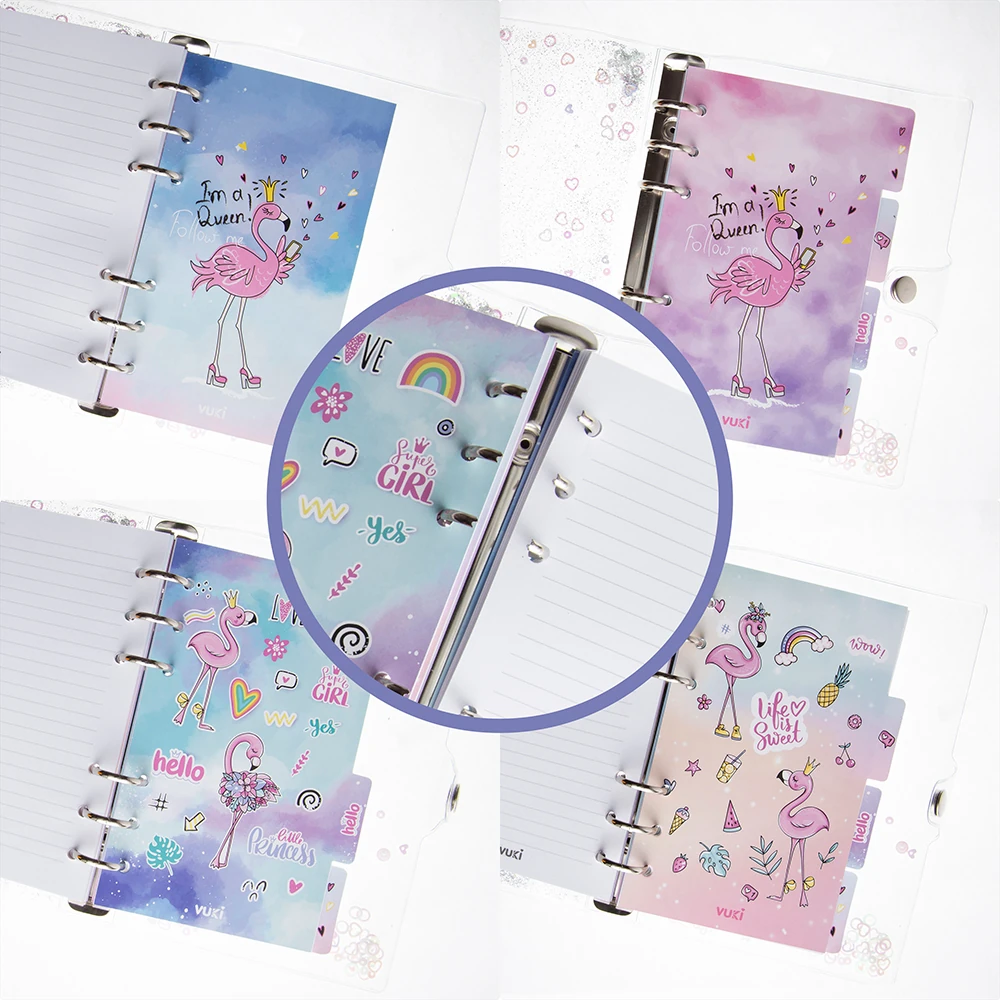 VUKİ - 6'LI MEKANİZM. SULU DEFTER (FLAMINGO)-4/S