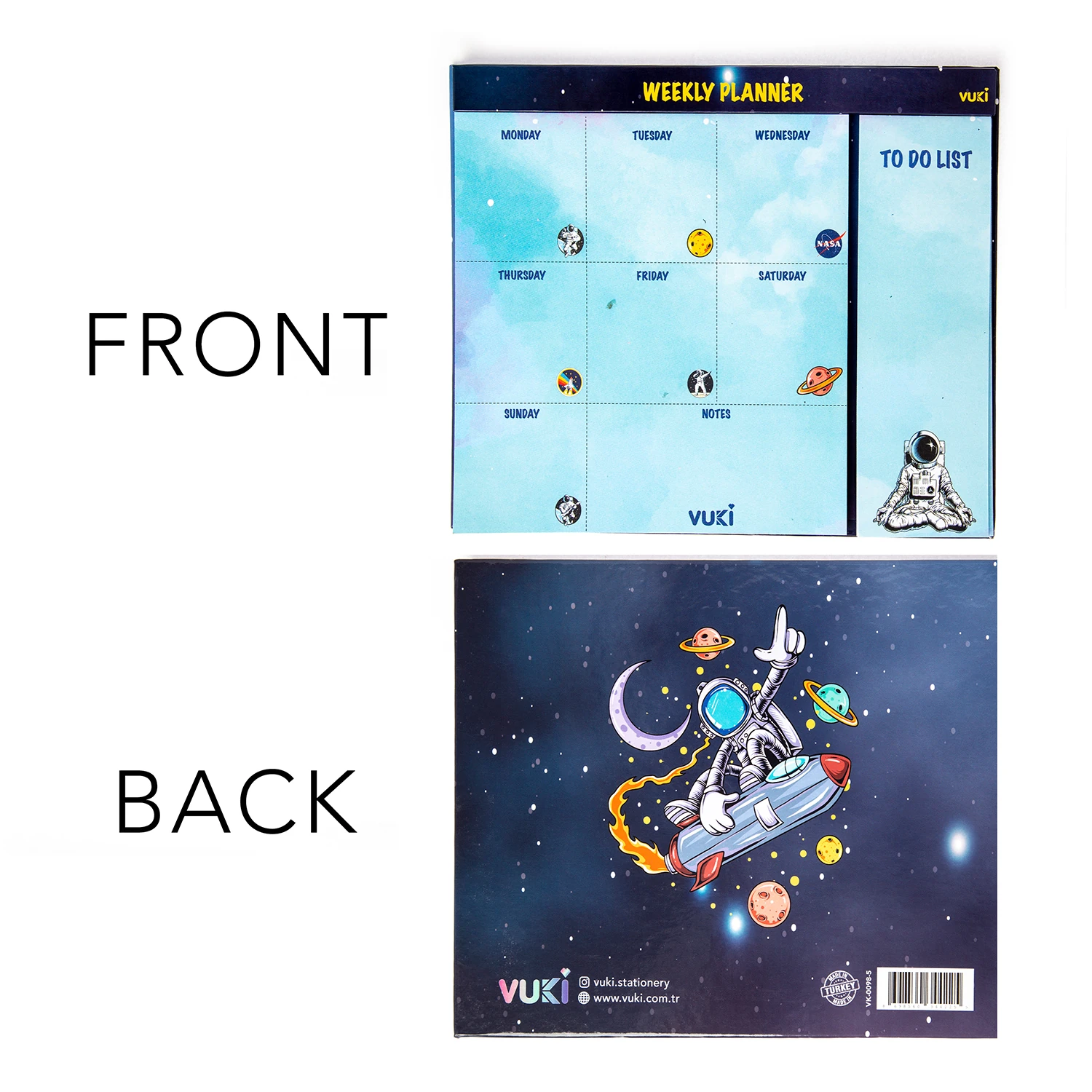 VUKİ - HAFTALIK PLANLAYICI ORTA (ASTRONOT)-1/S