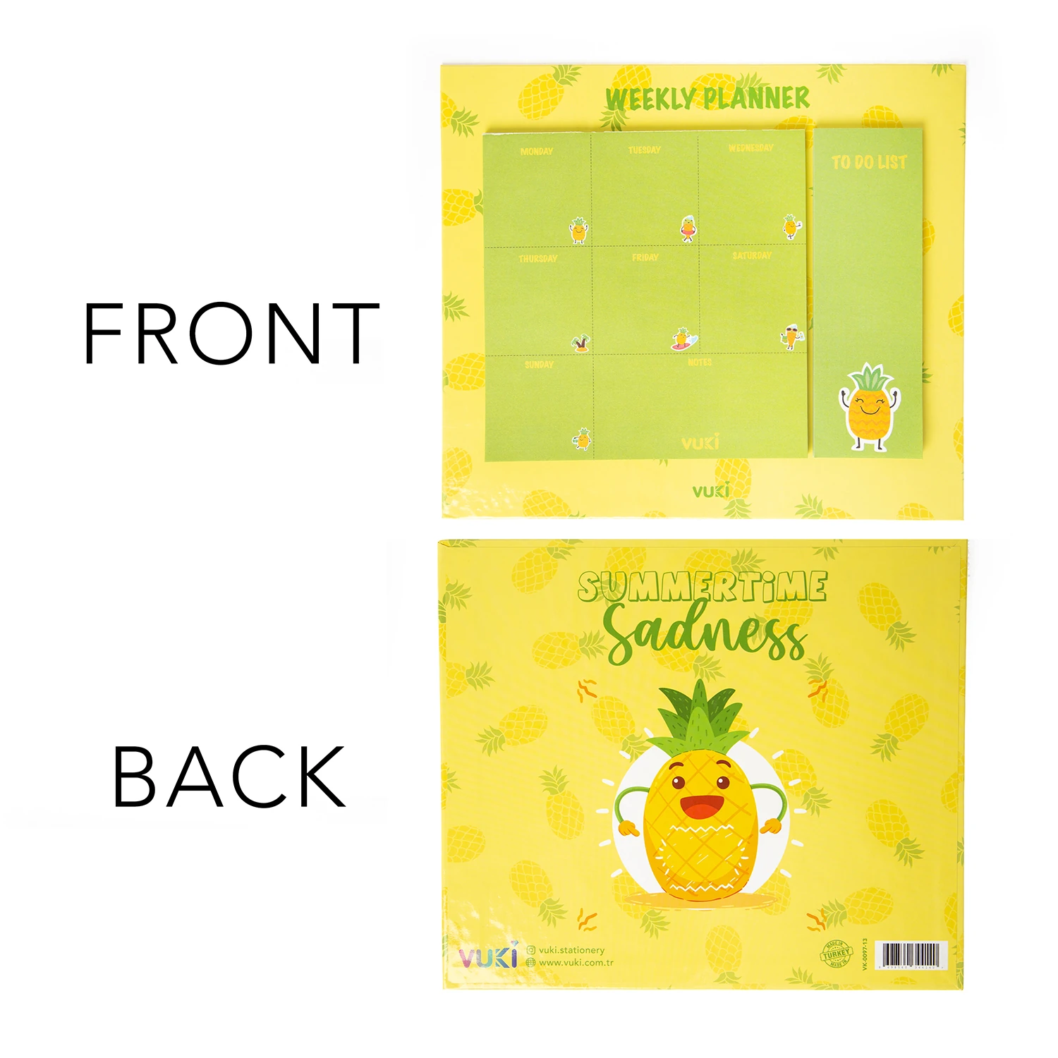 VUKİ - HAFTALIK PLANLAYICI BÜYÜK (ANANAS)-1/S