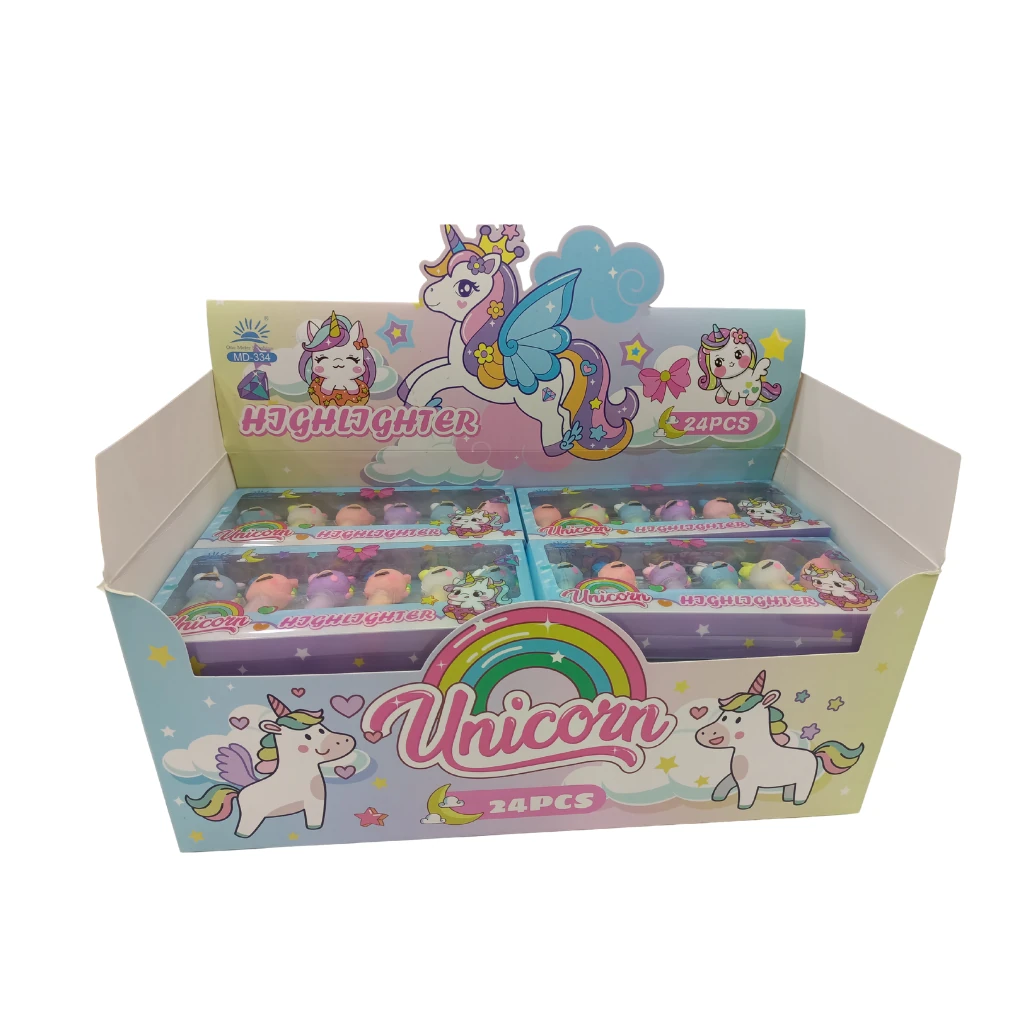 JOYZ - 6'LI FOSFORLU KALEM SETİ (UNICORN)-1/S