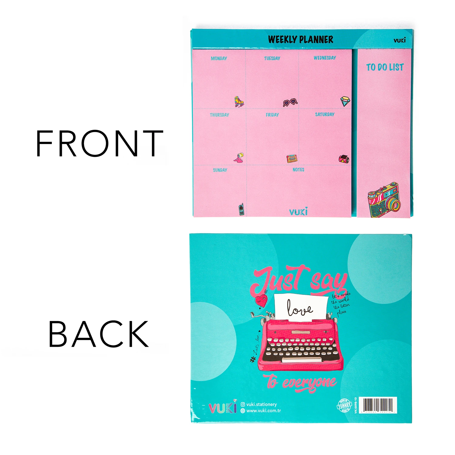 VUKİ - HAFTALIK PLANLAYICI ORTA (RETRO)-1/S