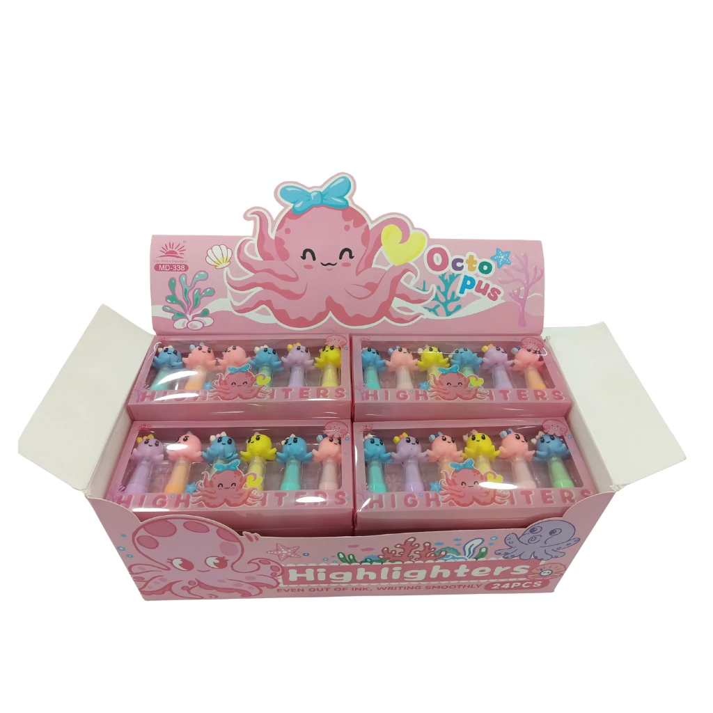 JOYZ - 6'LI FOSFORLU KALEM SETİ (AHTAPOT)-1/S