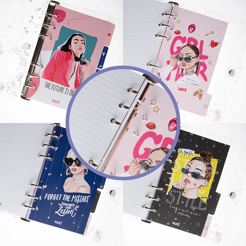 VUKİ - 6'LI MEKANİZM. SULU DEFTER (GIRL POWER)-4/S