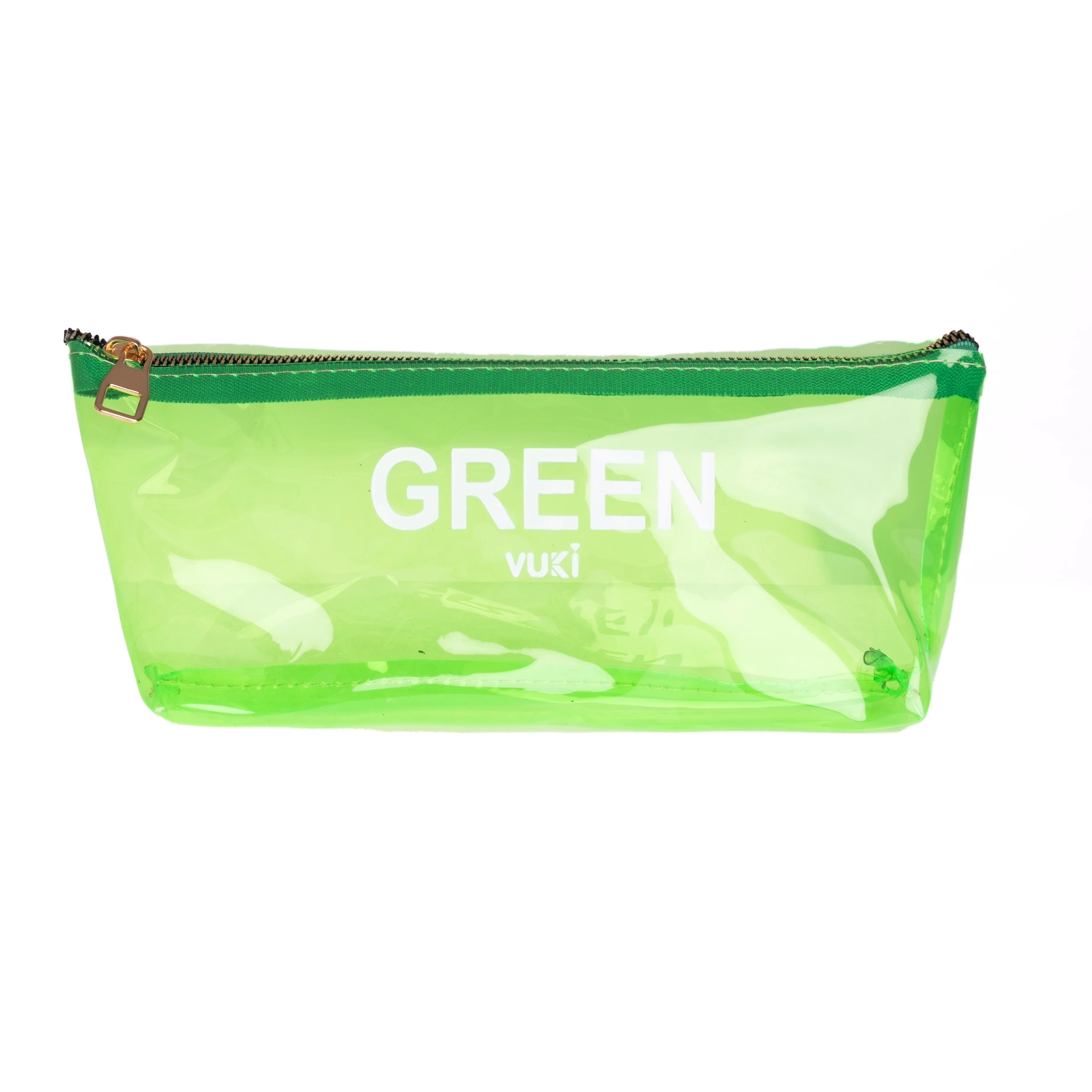 VUKİ - ÜÇGEN RENKLİ ŞEFFAF FERM. K. KUTU (YEŞİL)-1