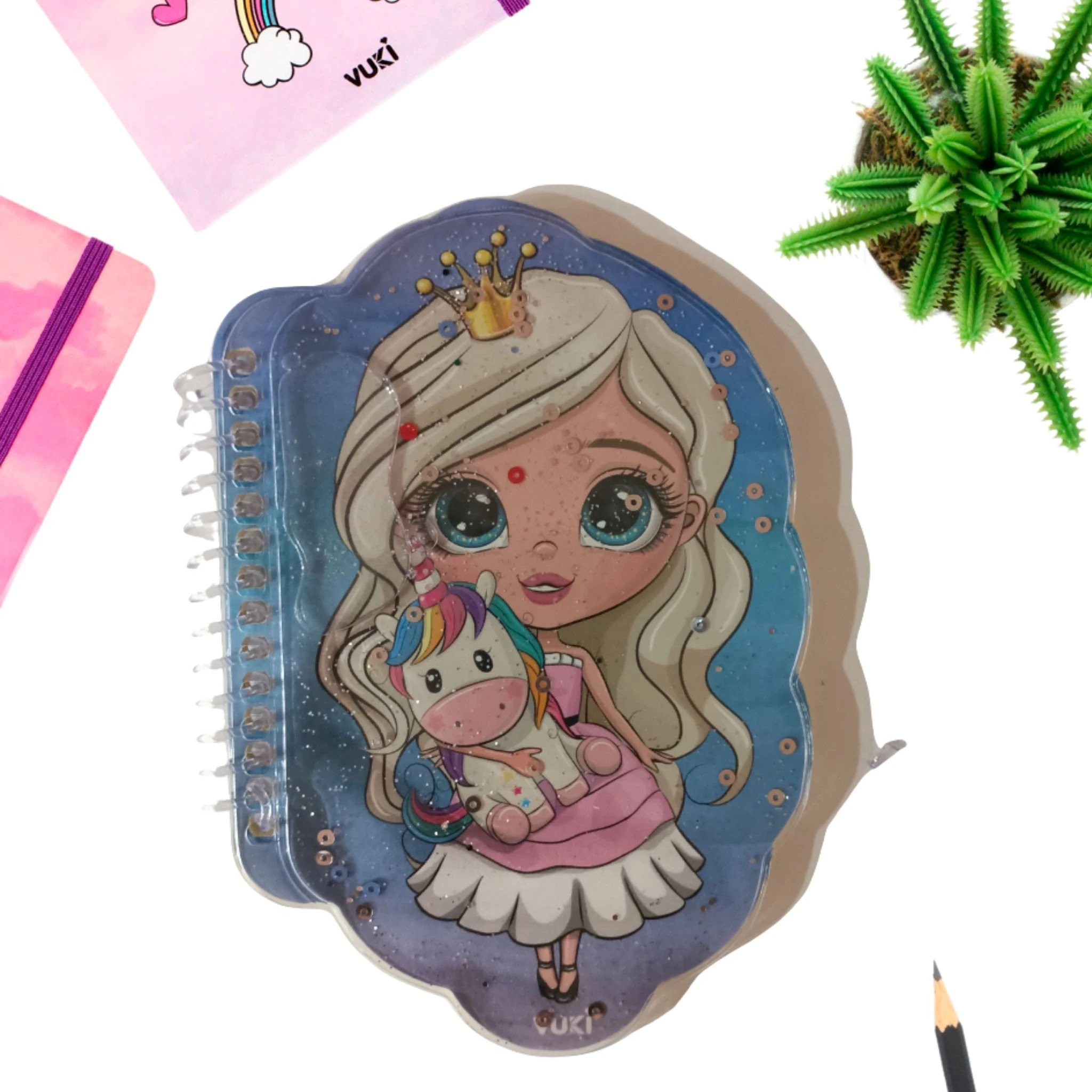 VUKİ - ŞEKİLLİ SULU DEFTER A6 (PRENSES)-2/S