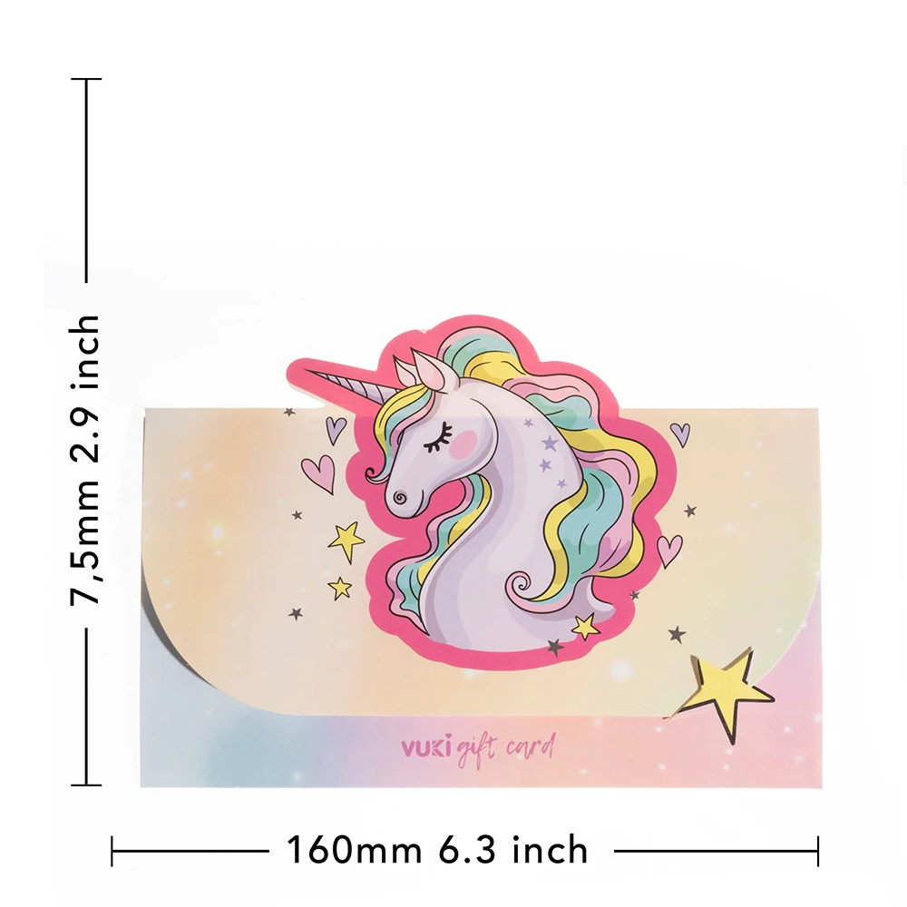 VUKİ - ŞEKİLLİ HEDİYE KARTI (VUKİ MIX)-6/S