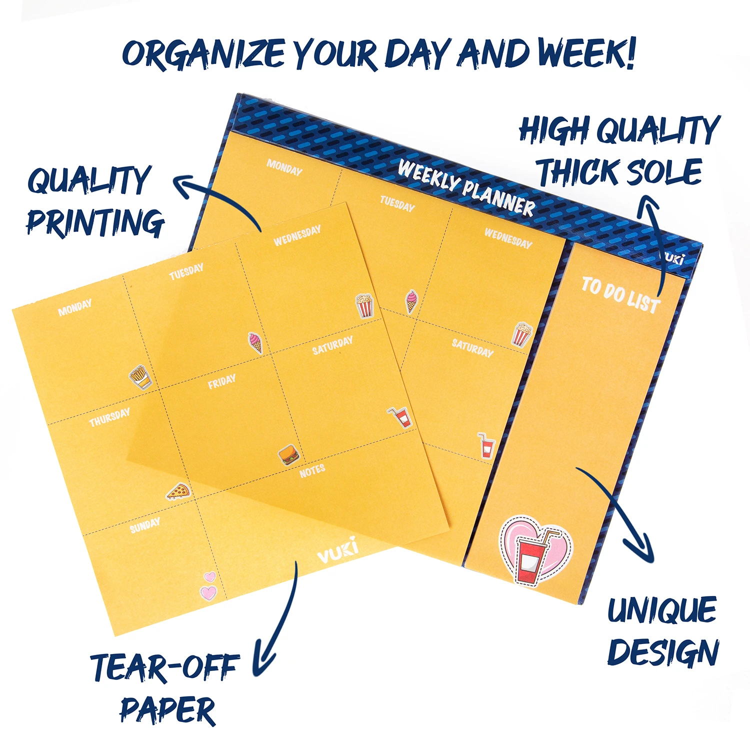 VUKİ - HAFTALIK PLANLAYICI ORTA (FAST FOOD)-1/S