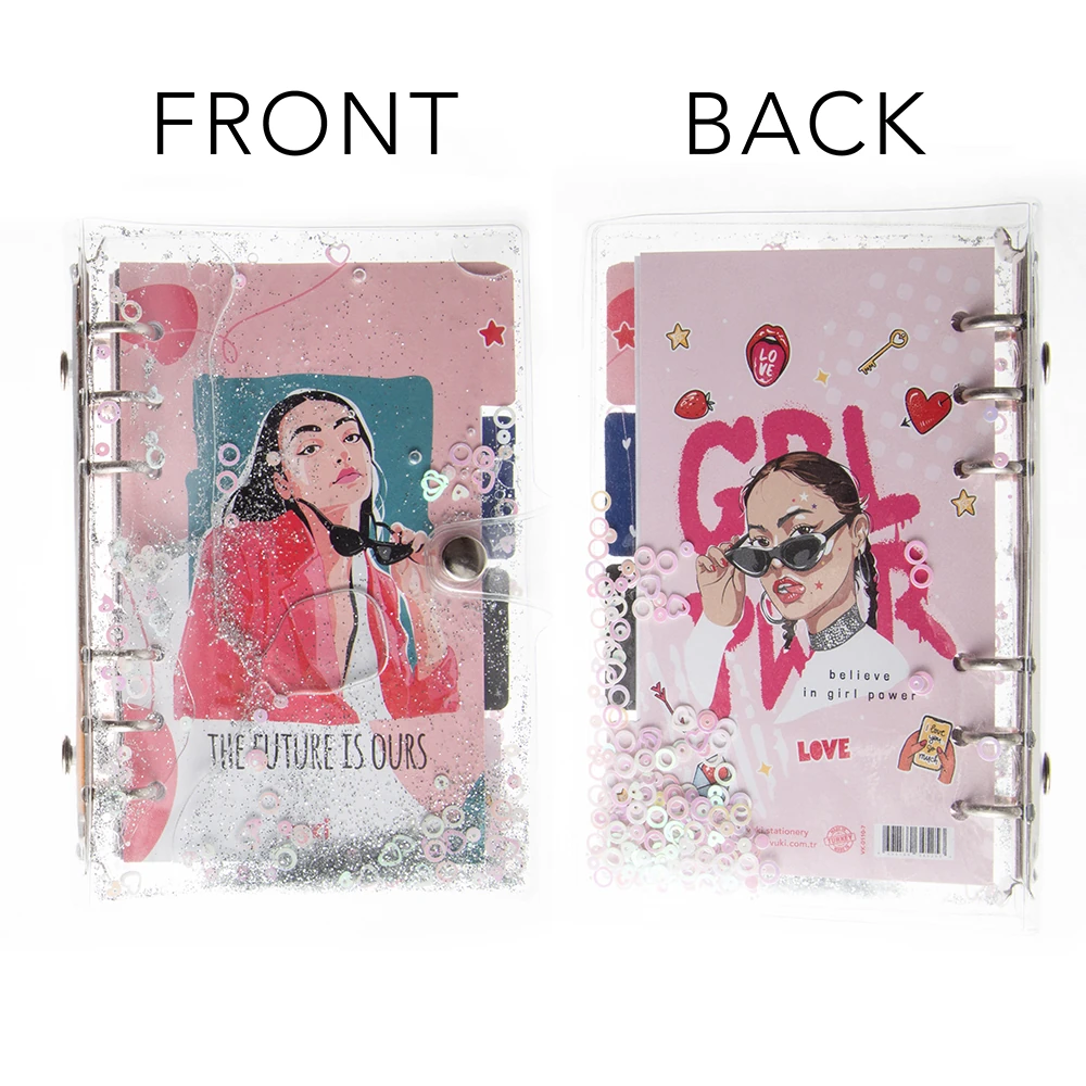 VUKİ - 6'LI MEKANİZM. SULU DEFTER (GIRL POWER)-4/S