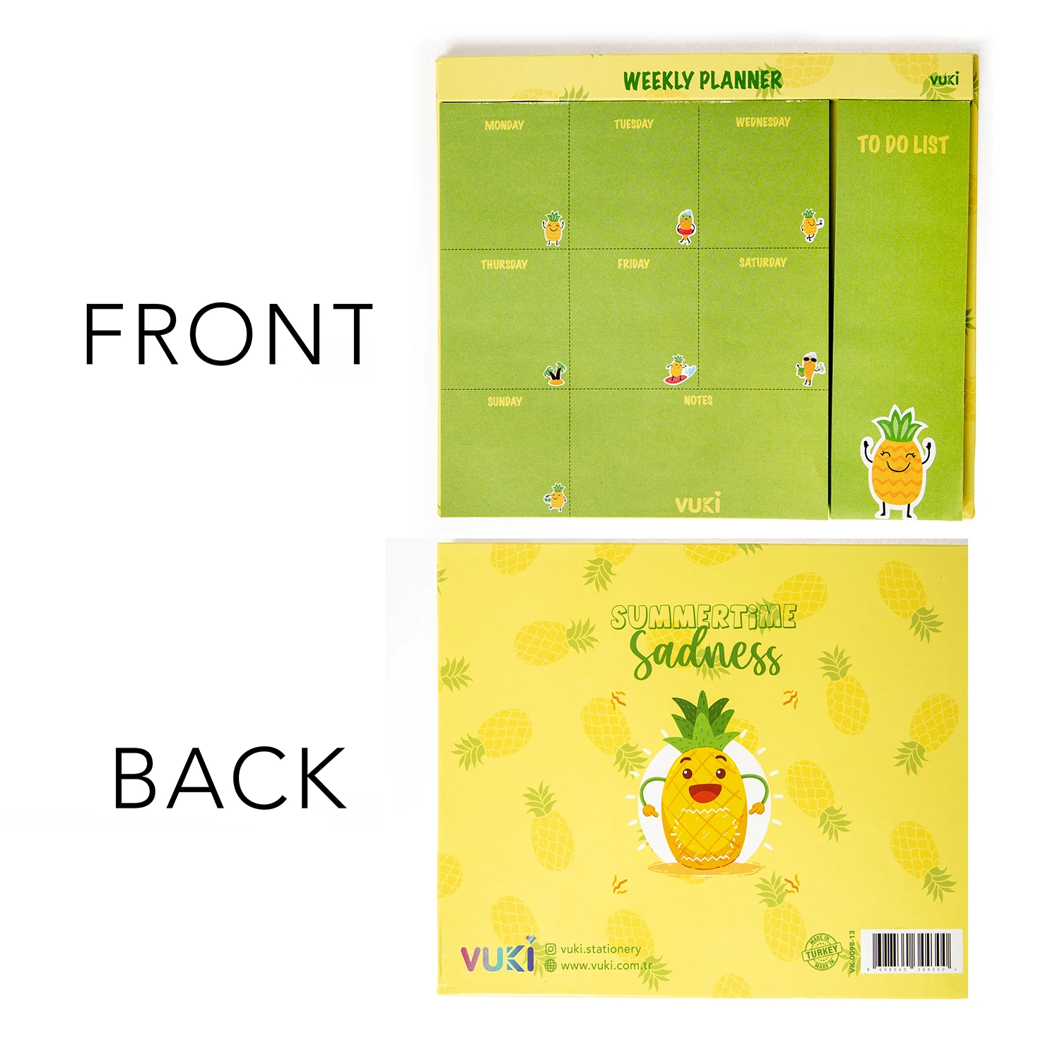 VUKİ - HAFTALIK PLANLAYICI ORTA (ANANAS)-1/S