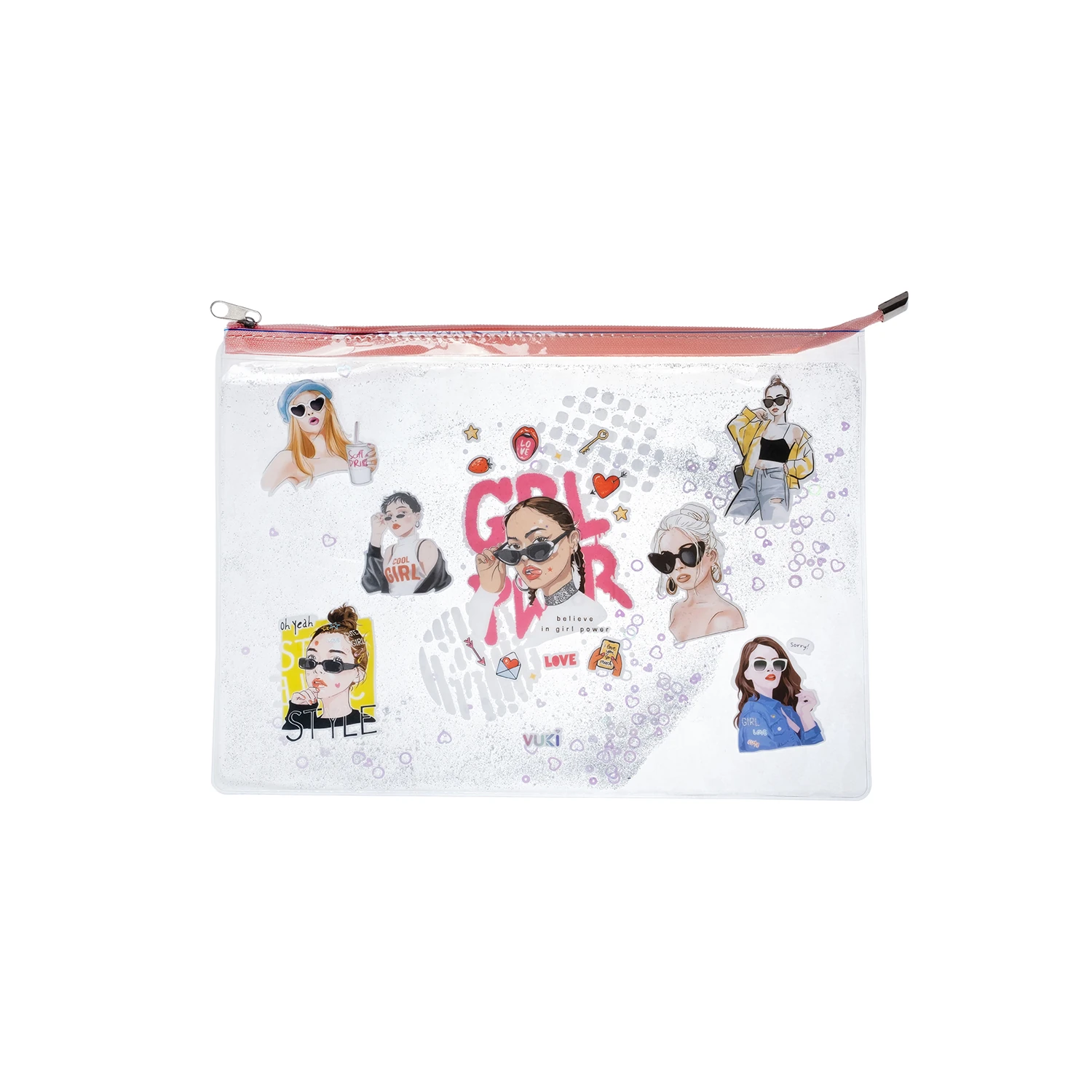 VUKİ - SULU FERM. ŞEFFAF DOSYA (A4) (GIRLPOWER)-1/