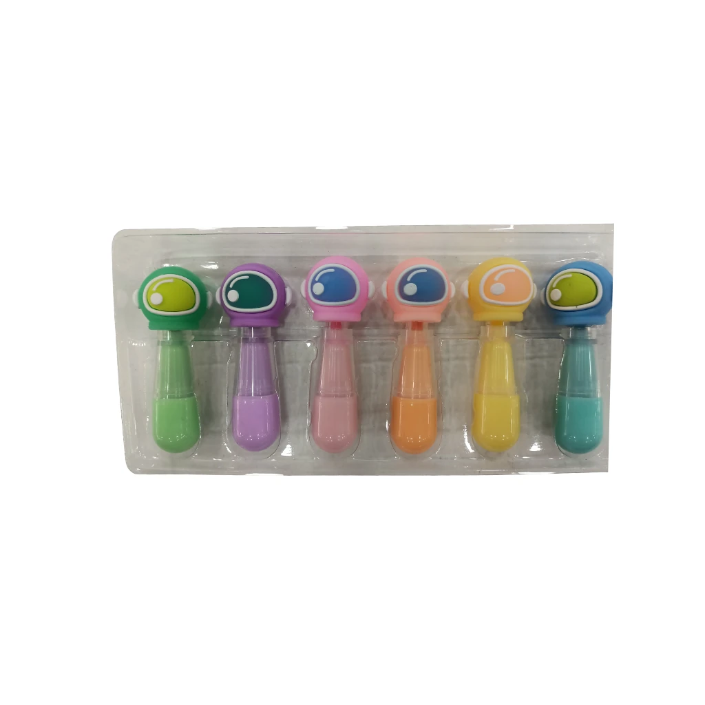 JOYZ - 6'LI FOSFORLU KALEM SETİ (ASTRONOT)-1/S