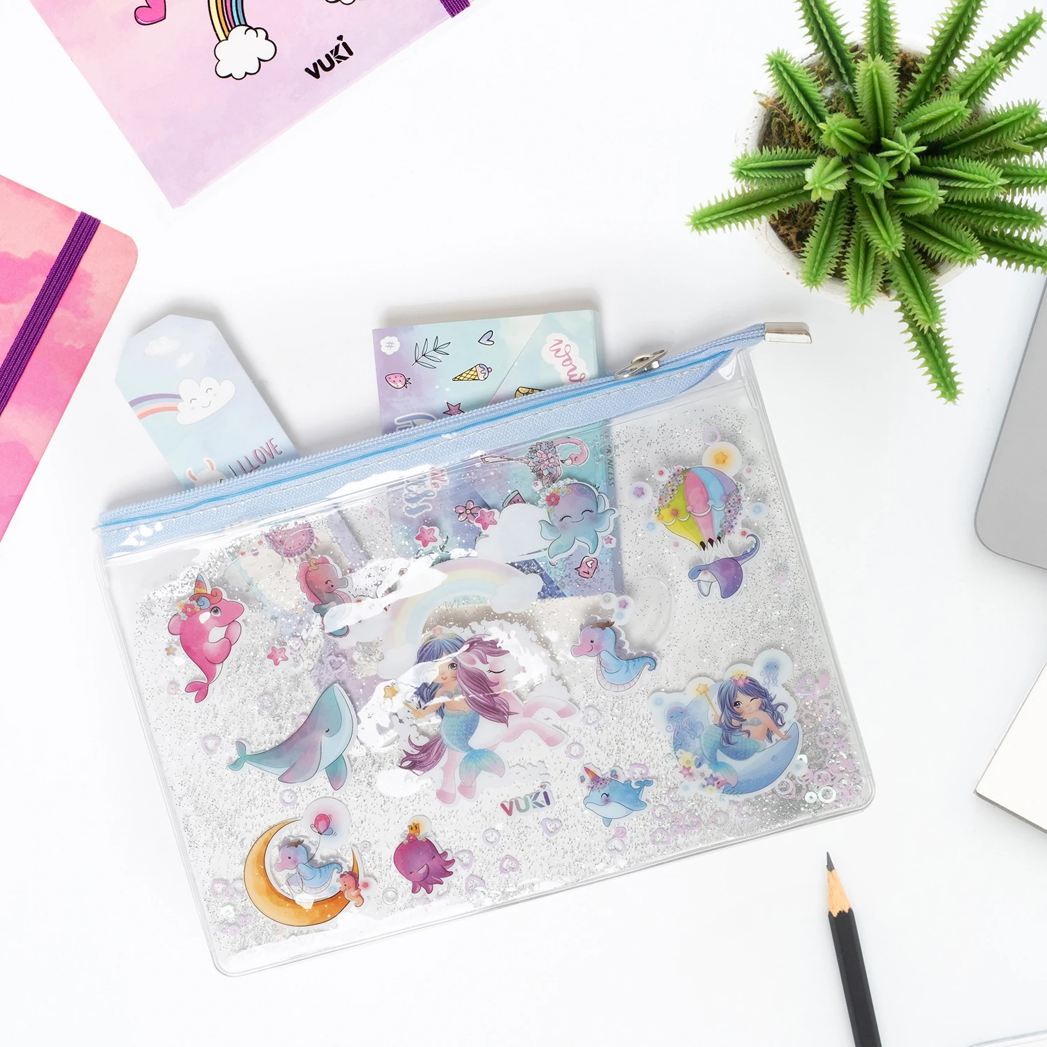 VUKİ - SULU FERM. ŞEFFAF DOSYA (A5) (DENİZKIZI)-1/